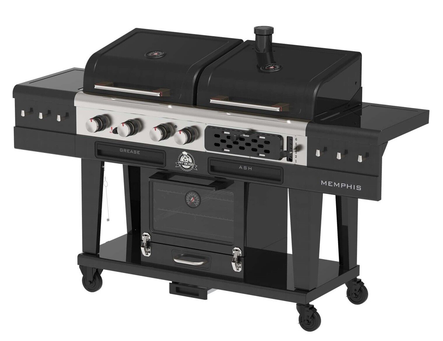 Pit Boss Memphis Ultimate 2.0 Kombigrill | Pelletsmoker, Holzkohlegrill & Gasgrill