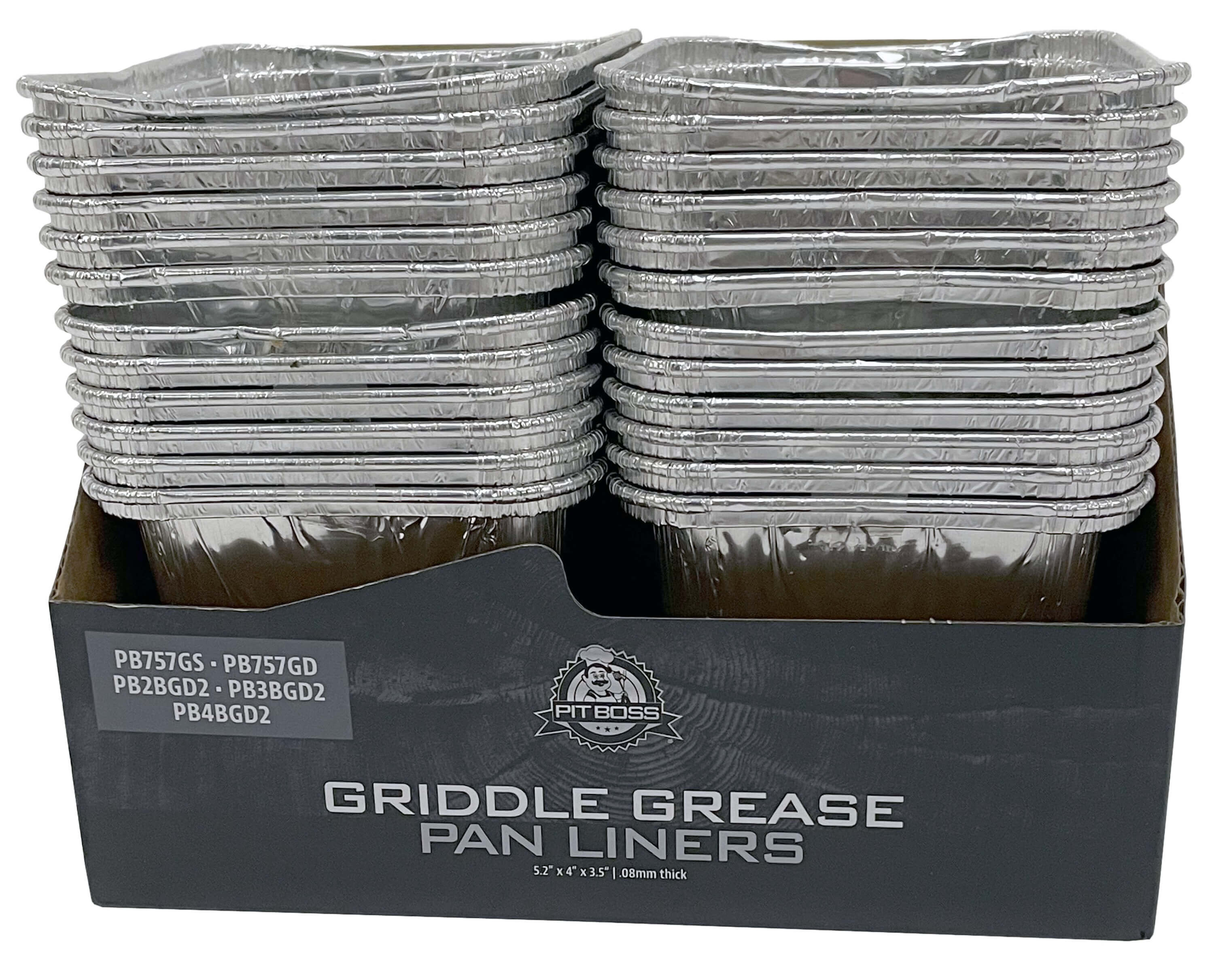 Pit Boss Fettschalen für Deinen Ultimate Plancha 2 bis 4 Brenner - 6er Packung