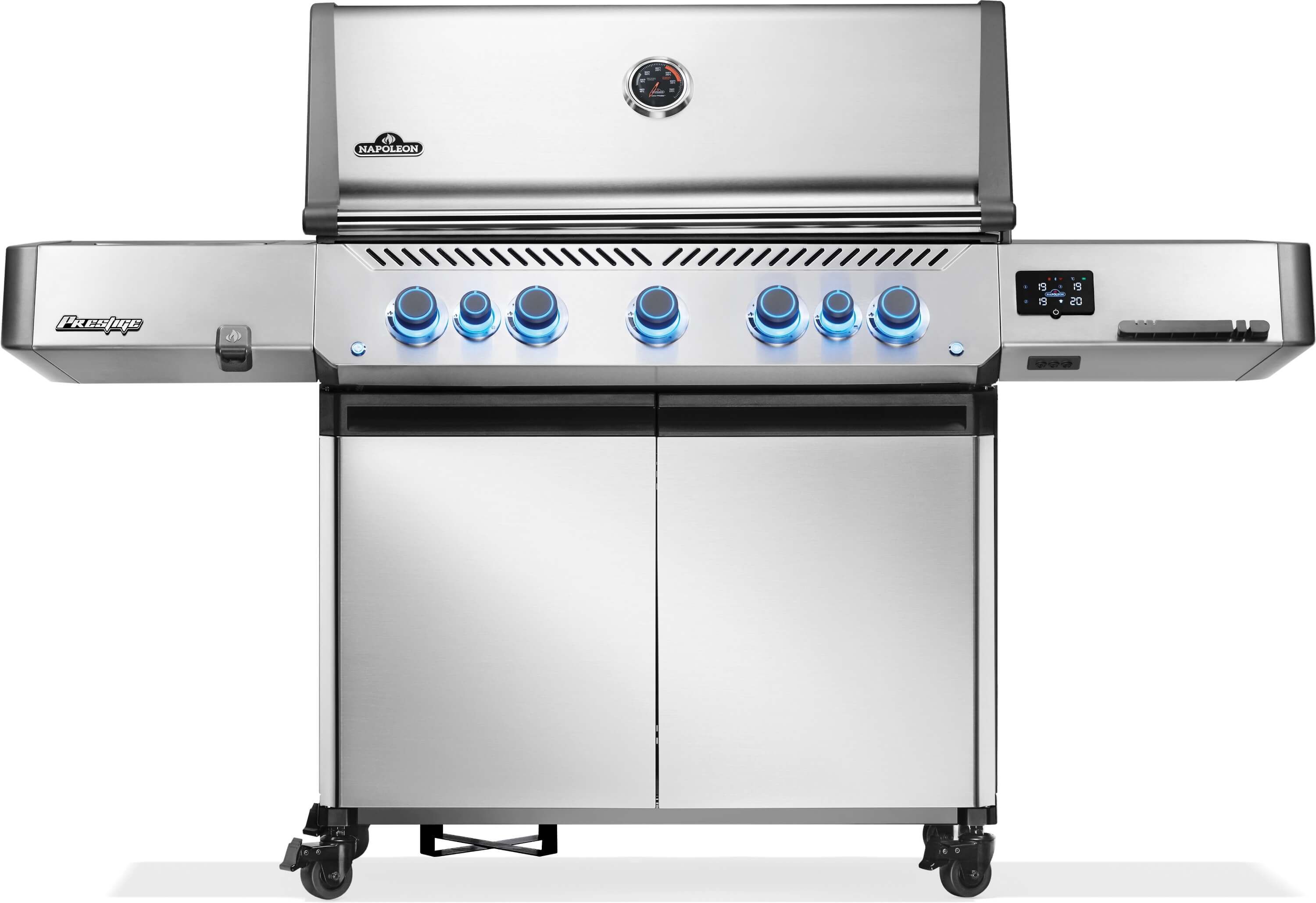 Napoleon Prestige 665 Connected Gasgrill mit Sizzle Zone und Heckbrenner Edelstahl | Modell 2025 Napoleon Prestige 665 Connected Gasgrill mit Sizzle Zone und Heckbrenner Edelstahl | Modell 2025