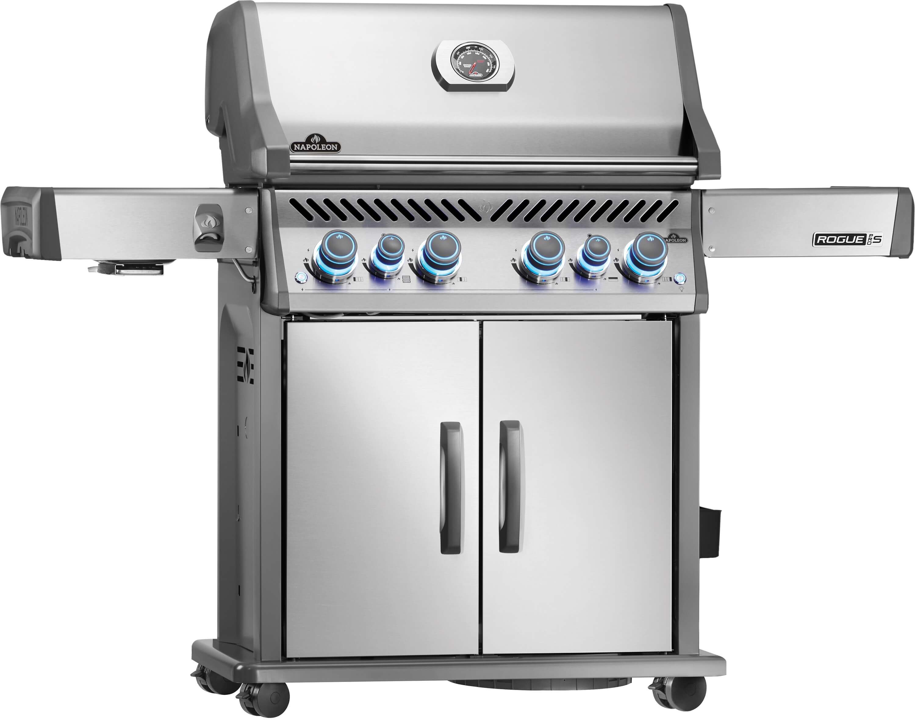 Napoleon Rogue PRO-S 525 Edelstahl Gasgrill inkl. Sizzle Zone, Edelstahlrosten und Heckbrenner