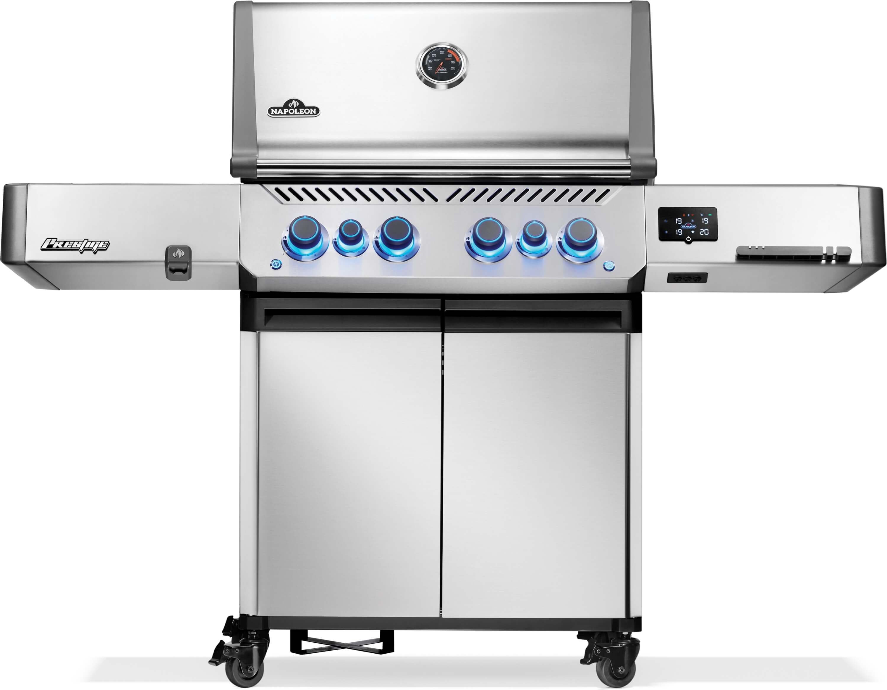 Napoleon Prestige 500 Connected Gasgrill mit Sizzle Zone und Heckbrenner Edelstahl | Modell 2025 Napoleon Prestige 500 Connected Gasgrill mit Sizzle Zone und Heckbrenner Edelstahl | Modell 2025