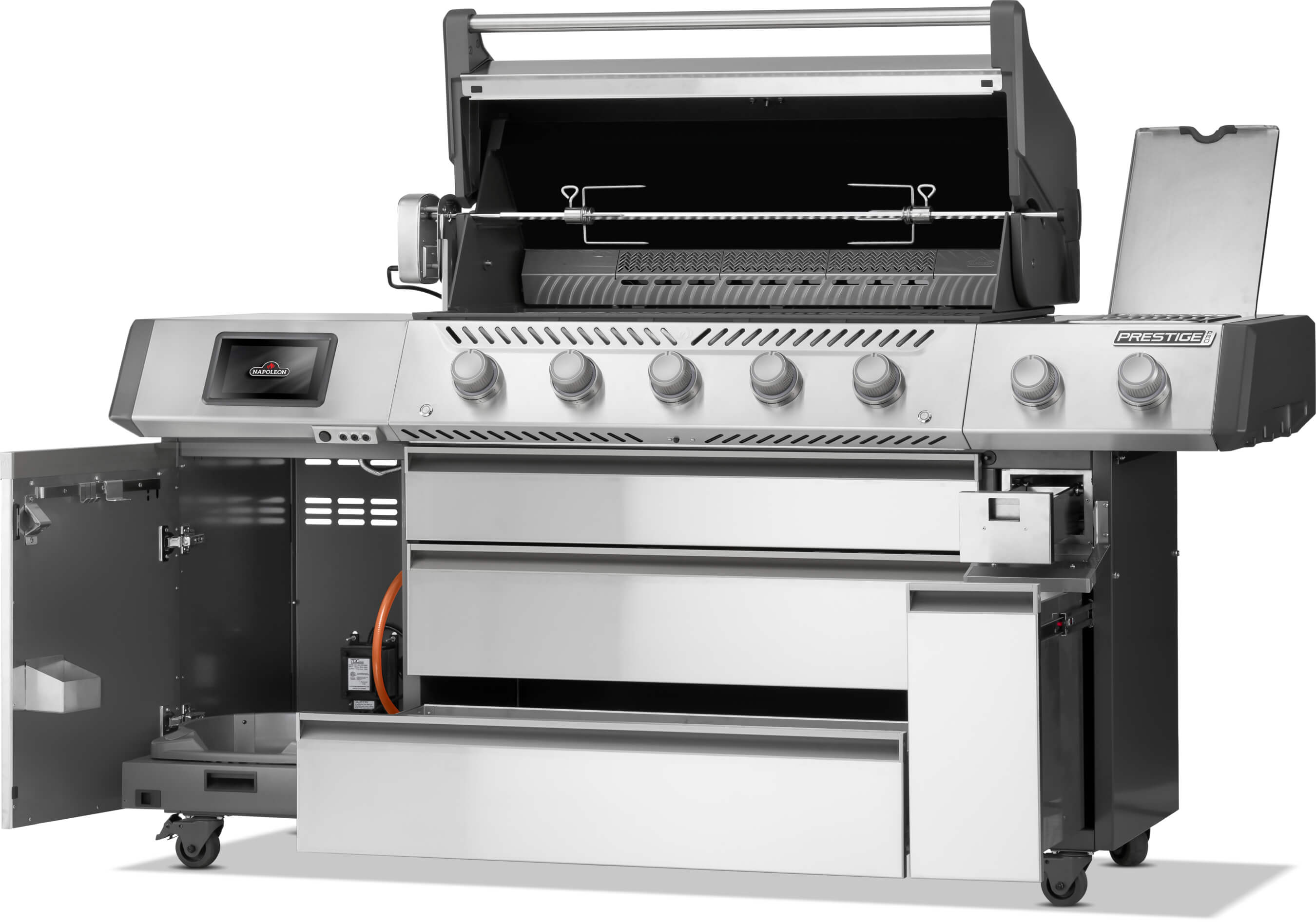 Napoleon Prestige PRO 665 Smart-Connected | Smarter Gasgrill, Edelstahl inkl. Drehspieß - Modell 2026 – Bild 8 Napoleon Prestige PRO 665 Smart-Connected | Smarter Gasgrill, Edelstahl inkl. Drehspieß - Modell 2026 – Produktbild 8