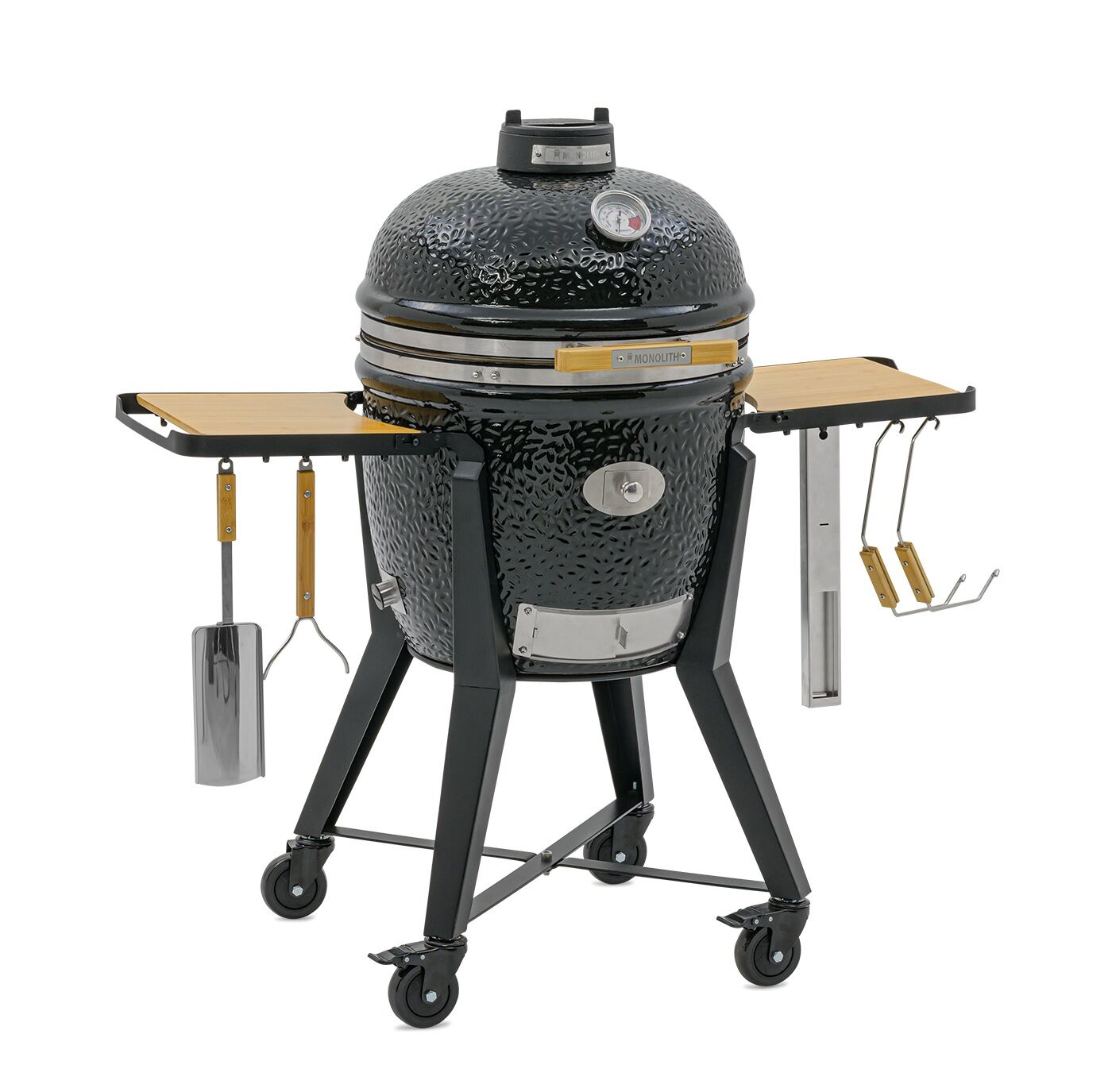 Monolith TWO.55 inkl. Gestell und Seitentischen | Keramikgrill