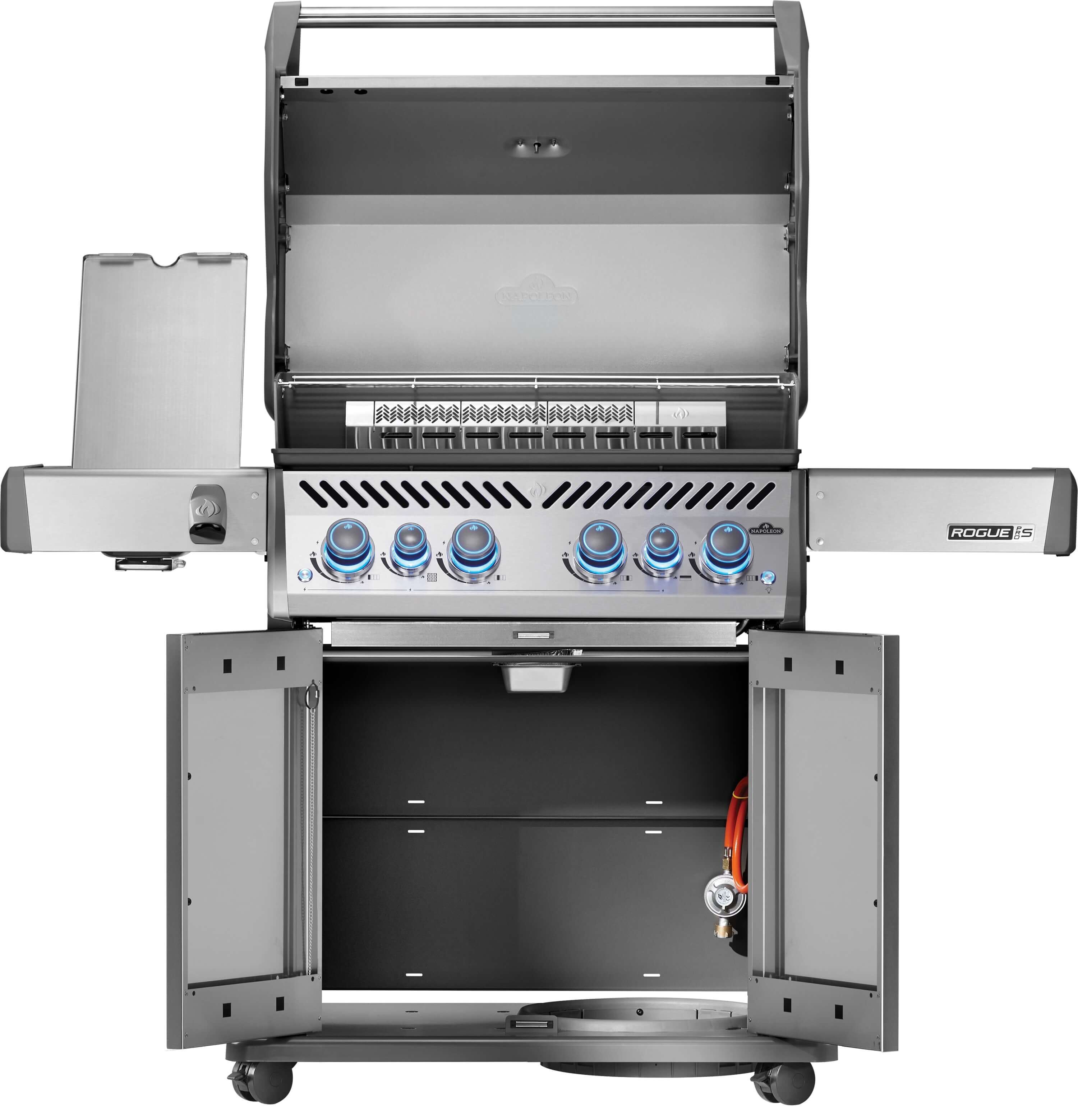 Napoleon Rogue PRO-S 525 Edelstahl Gasgrill inkl. Sizzle Zone, Edelstahlrosten und Heckbrenner