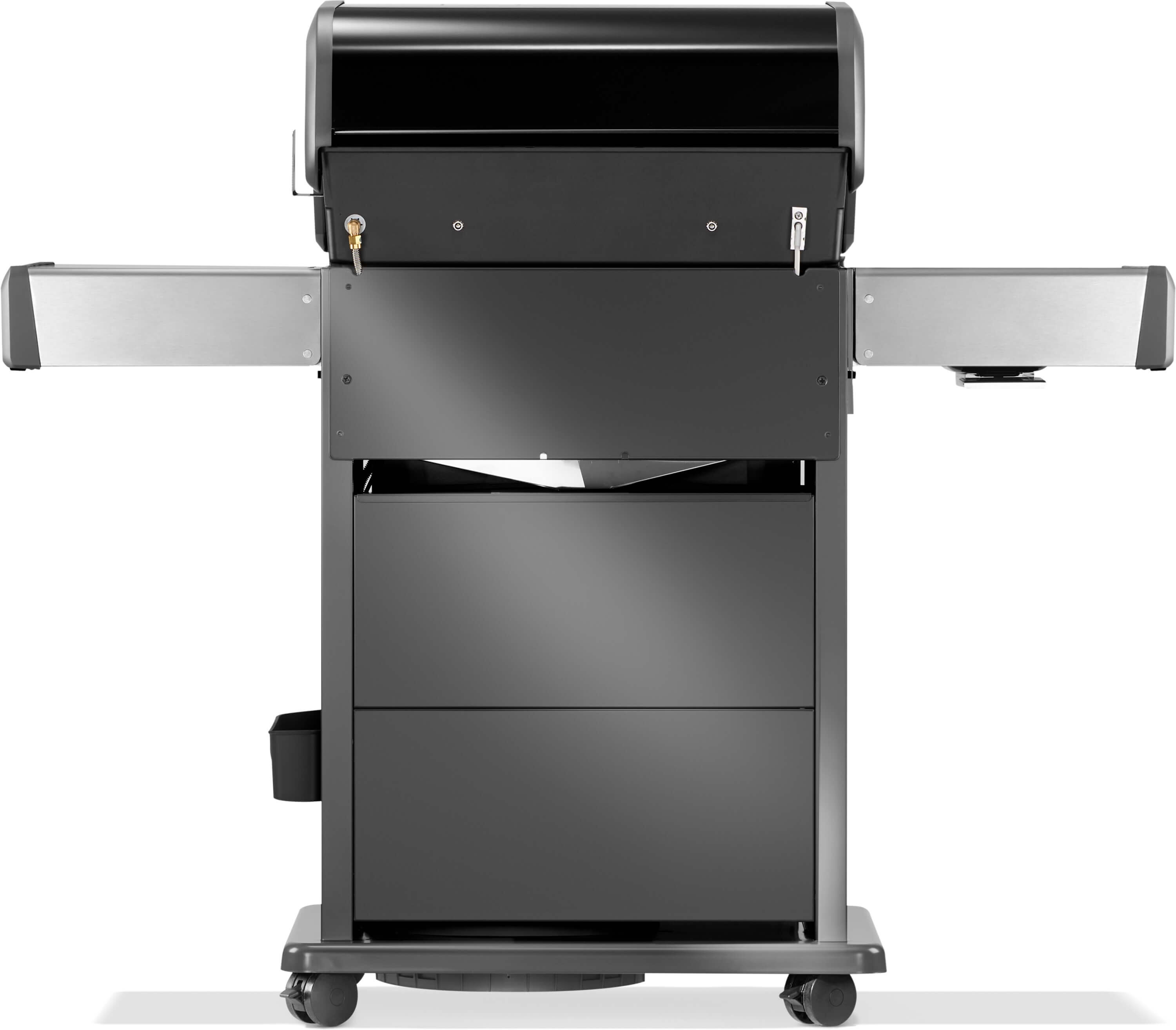 Napoleon Rogue PRO-S 425 in Schwarz inkl. Gussrosten, Sizzle Zone, Heckbrenner & Drehspieß | Gasgrill