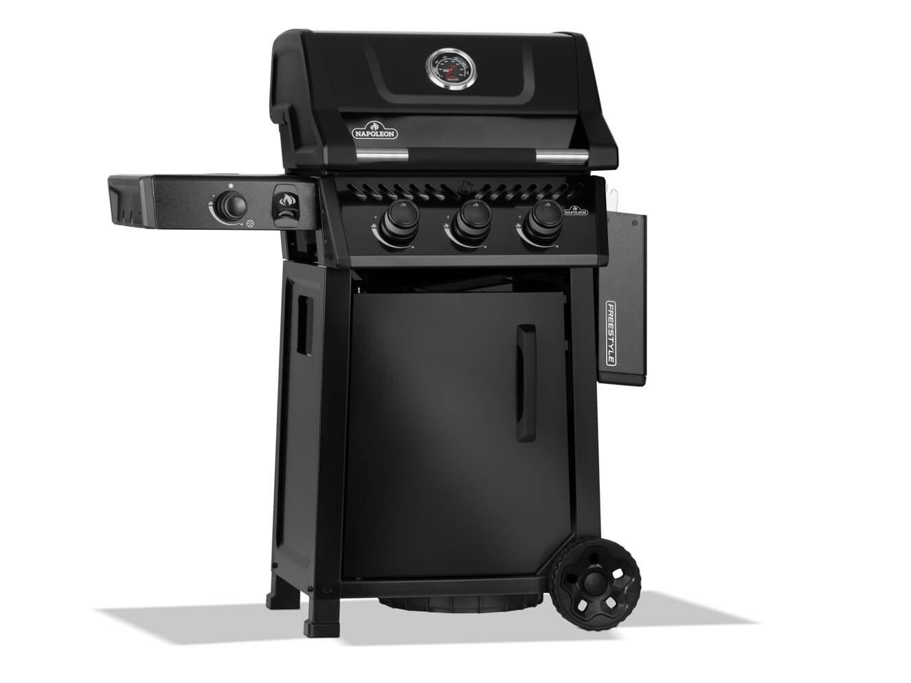 Napoleon Freestyle 365 Gasgrill Schwarz mit Seitenbrenner | Modell 2026 – Bild 4 Napoleon Freestyle 365 Gasgrill Schwarz mit Seitenbrenner | Modell 2026 – Produktbild 4