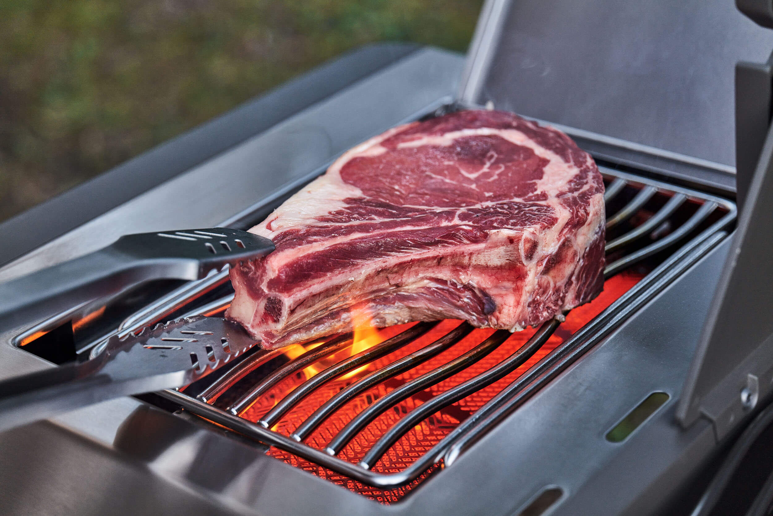 Napoleon Prestige 500 Gasgrill mit Sizzle Zone und Heckbrenner Edelstahl | Modell 2025
