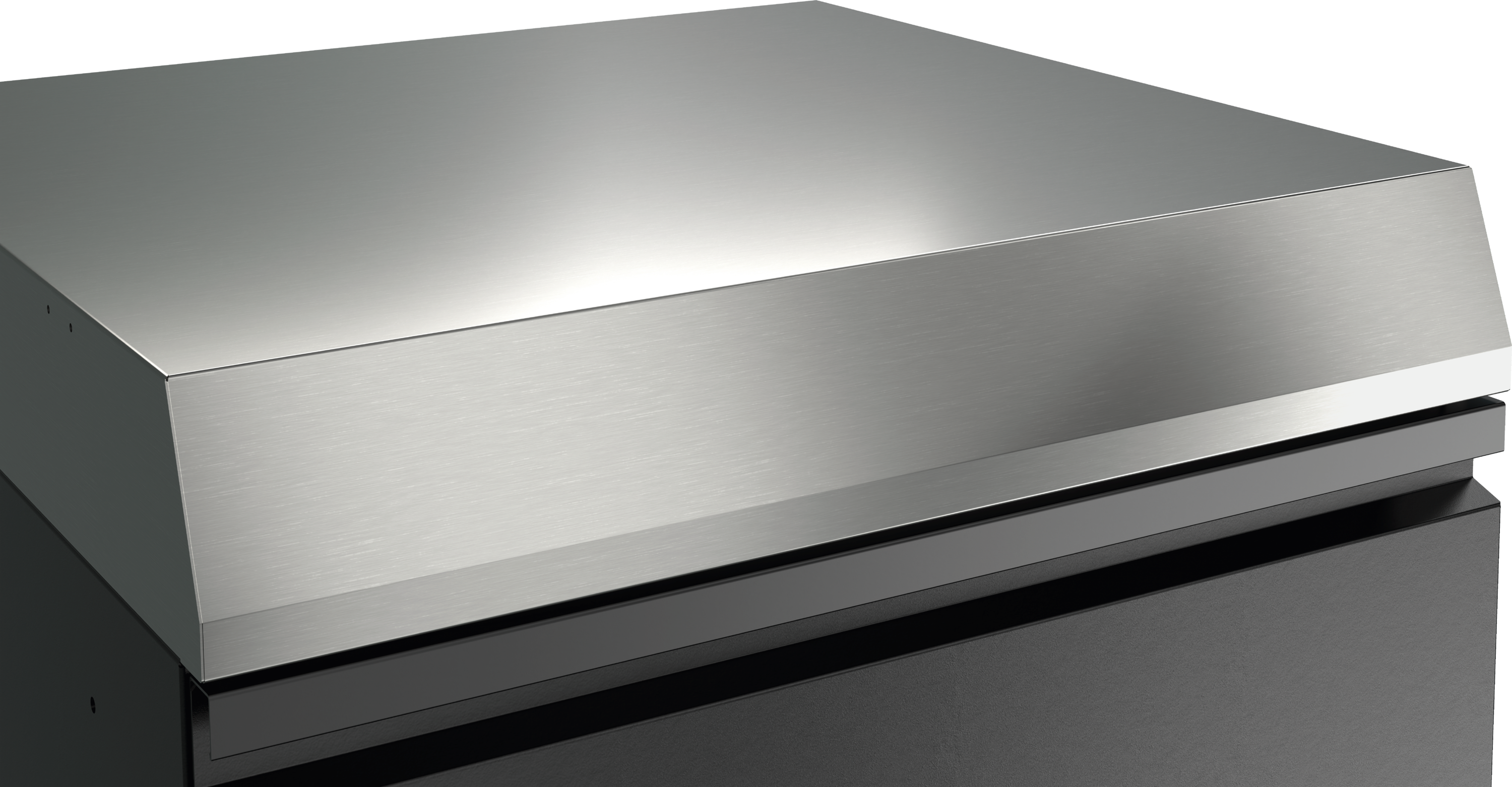 Miele Dreams – Store M Stauraummodul mit verstellbarem Einlegeboden und Edelstahl-Arbeitsfläche für die Outdoor-Küche