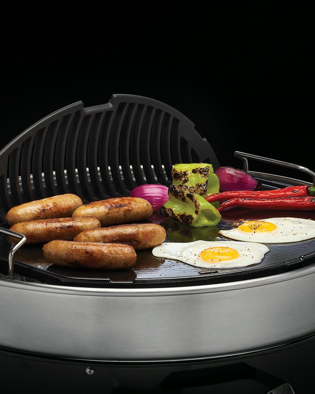 Napoleon Gusseisen Grillplatte für Ø 57 cm Kugelgrill und Holzkohlegrill