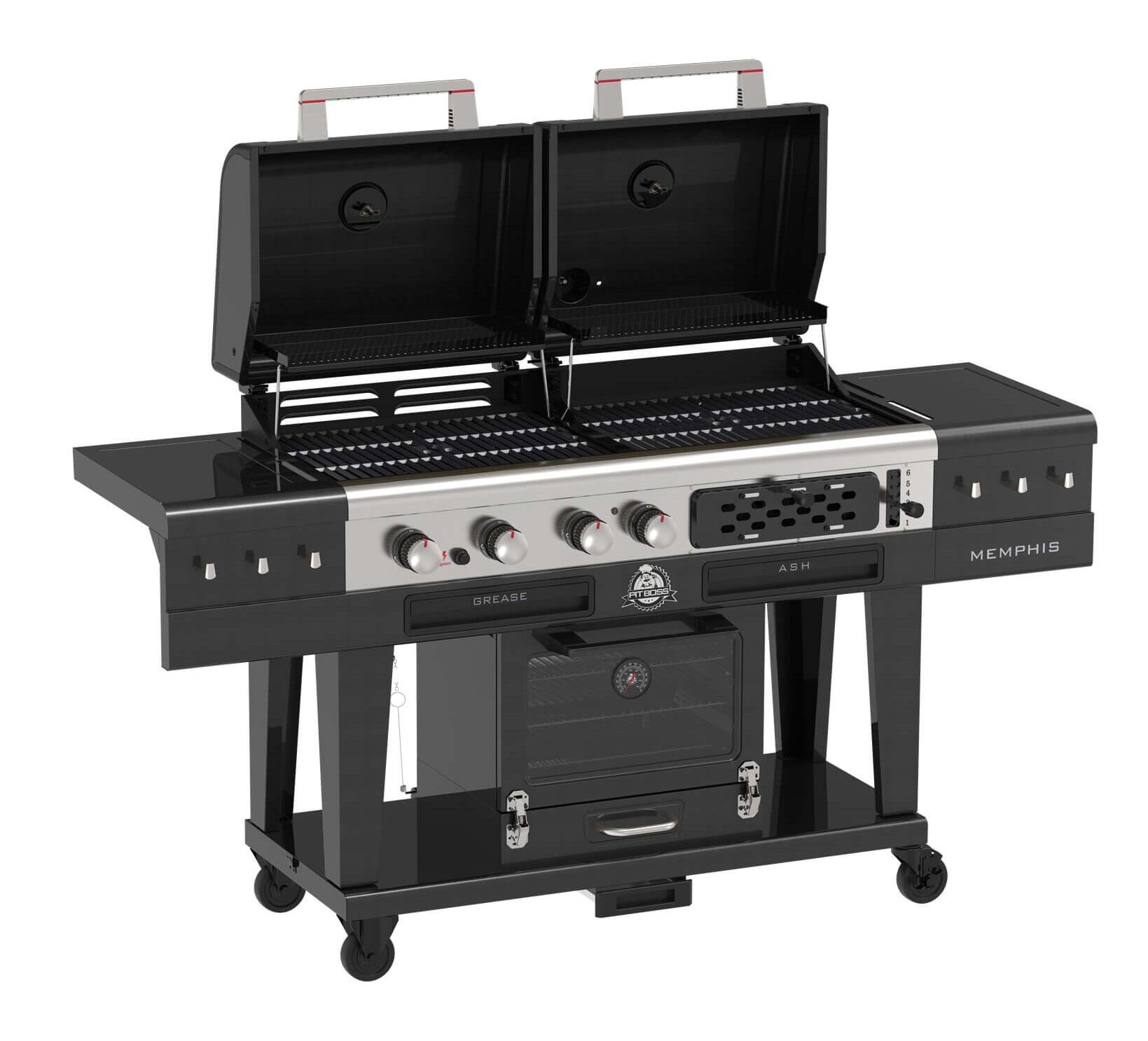 Pit Boss Memphis Ultimate 2.0 Kombigrill | Pelletsmoker, Holzkohlegrill & Gasgrill