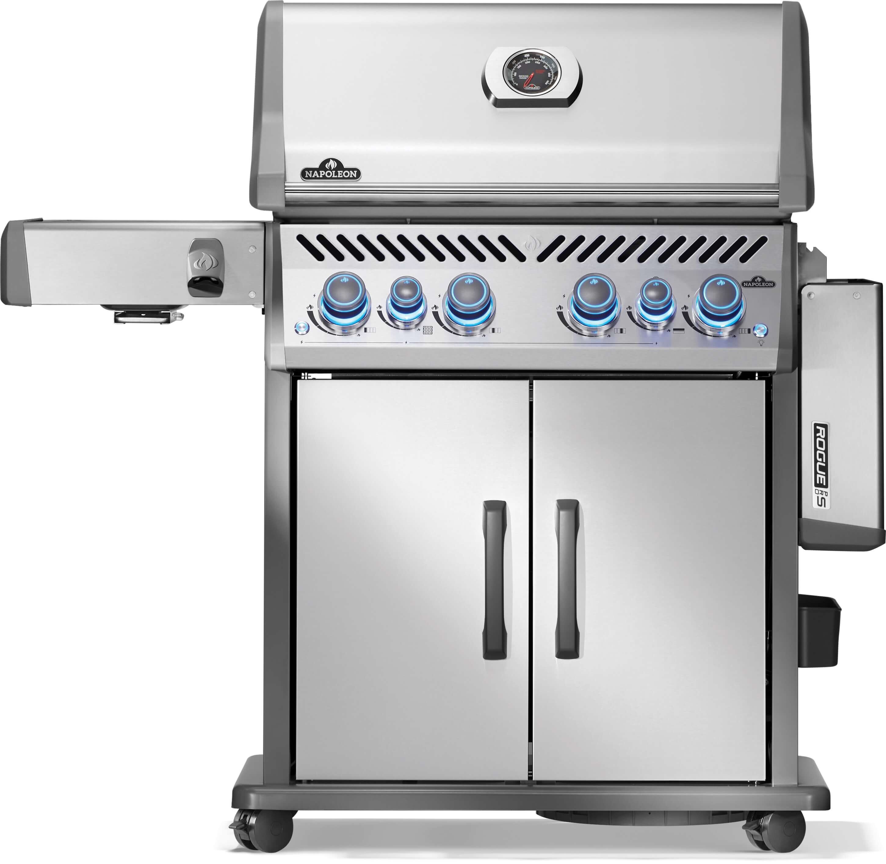 Napoleon Rogue PRO-S 525 Edelstahl Gasgrill inkl. Sizzle Zone, Edelstahlrosten und Heckbrenner