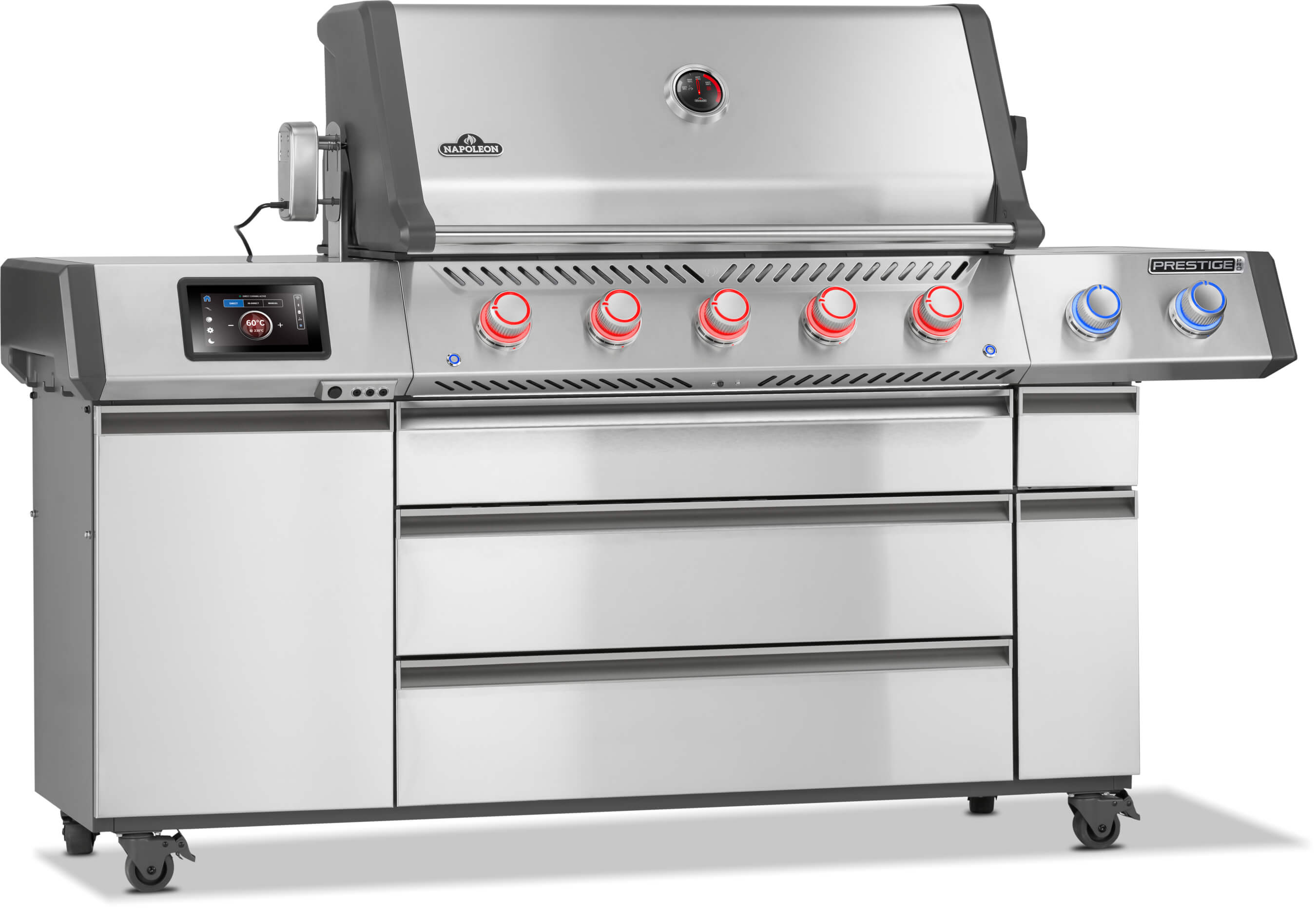 Napoleon Prestige PRO 665 Smart-Connected | Smarter Gasgrill, Edelstahl inkl. Drehspieß - Modell 2026 – Bild 15 Napoleon Prestige PRO 665 Smart-Connected | Smarter Gasgrill, Edelstahl inkl. Drehspieß - Modell 2026 – Produktbild 15