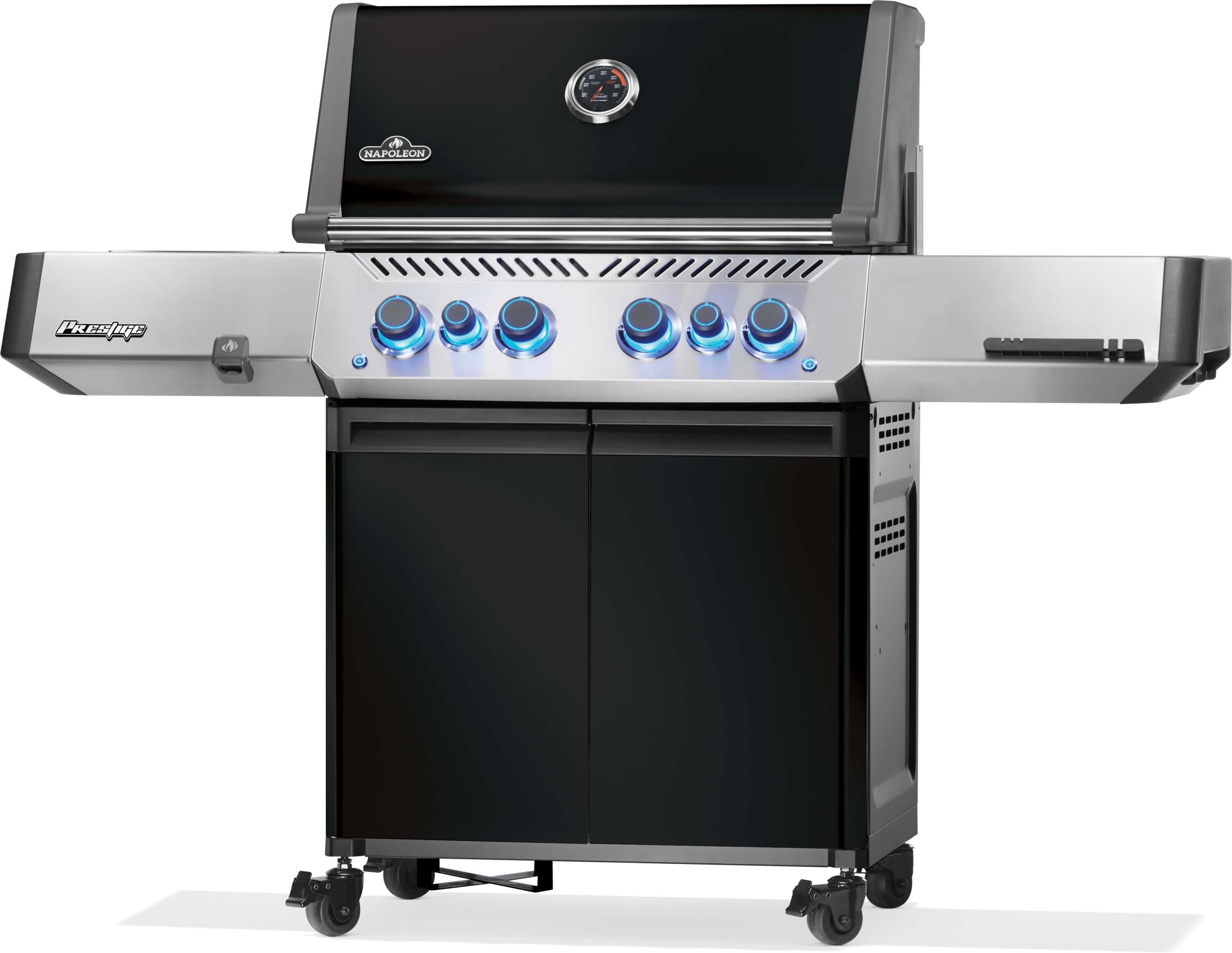 Napoleon Prestige 500 Gasgrill mit Sizzle Zone und Heckbrenner Schwarz | Modell 2025