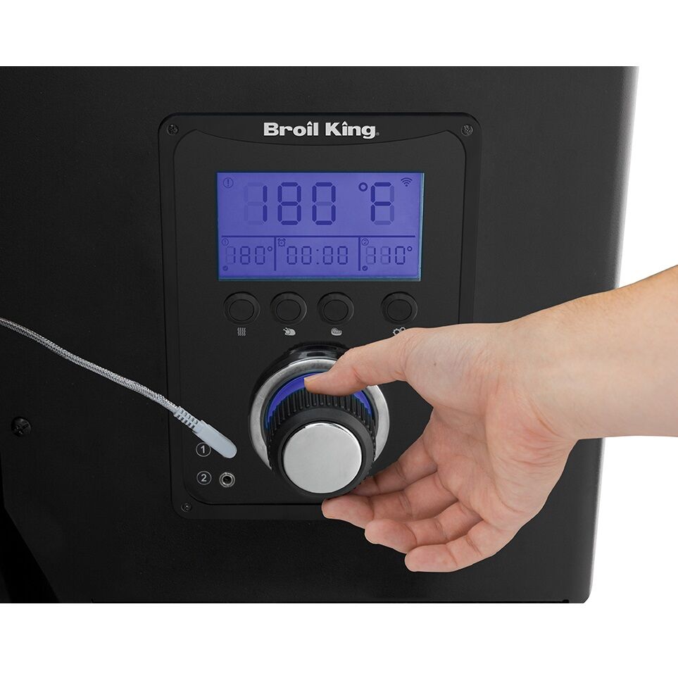 Genau Temperaturkontrolle vom Broil King Regal Pellet Smoker 400 495055EU