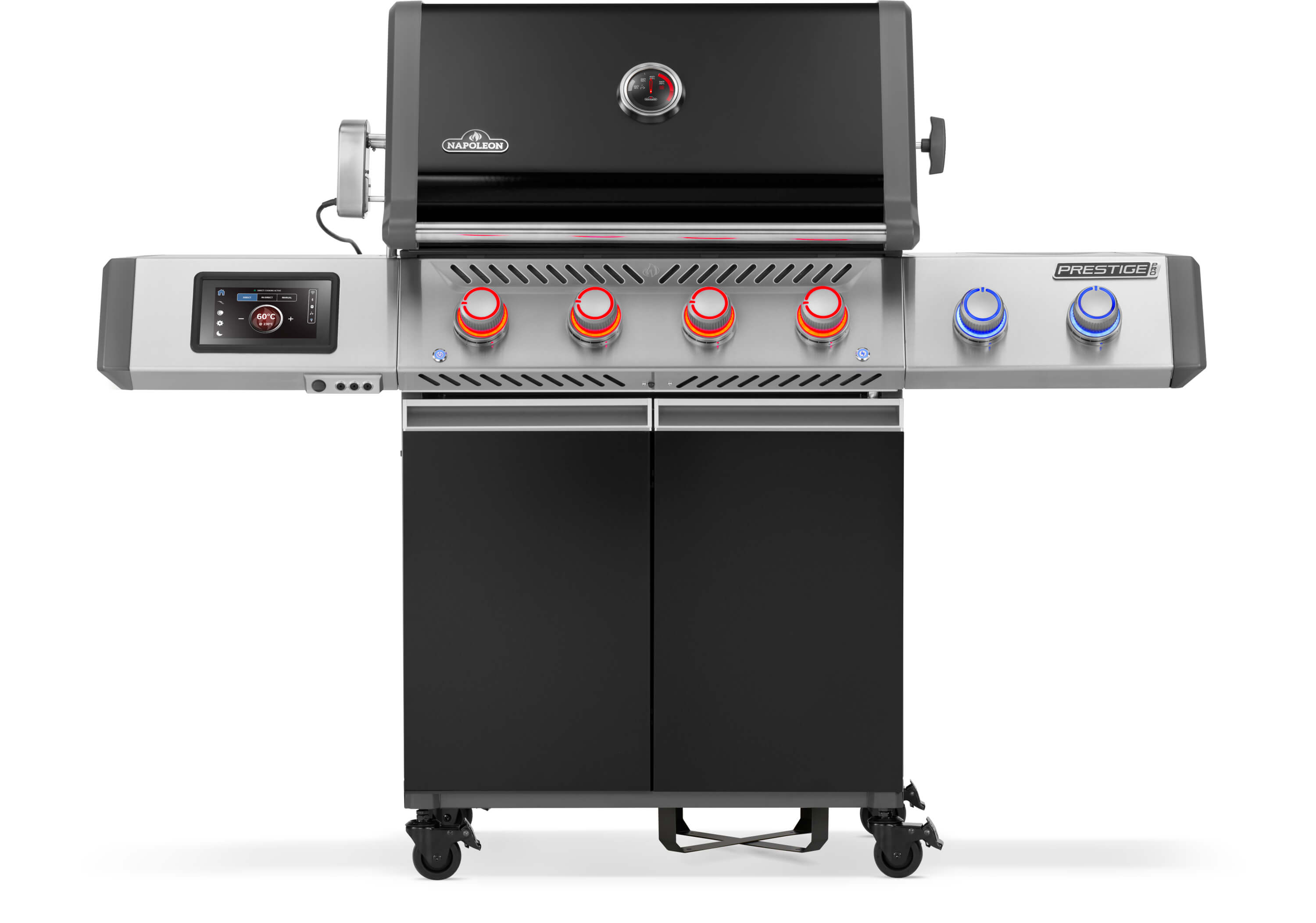 Napoleon Prestige PRO 500 Connected | Smarter Gasgrill, Schwarz inkl. Drehspieß - Modell 2026 – Bild 6 Napoleon Prestige PRO 500 Connected | Smarter Gasgrill, Schwarz inkl. Drehspieß - Modell 2026 – Produktbild 6