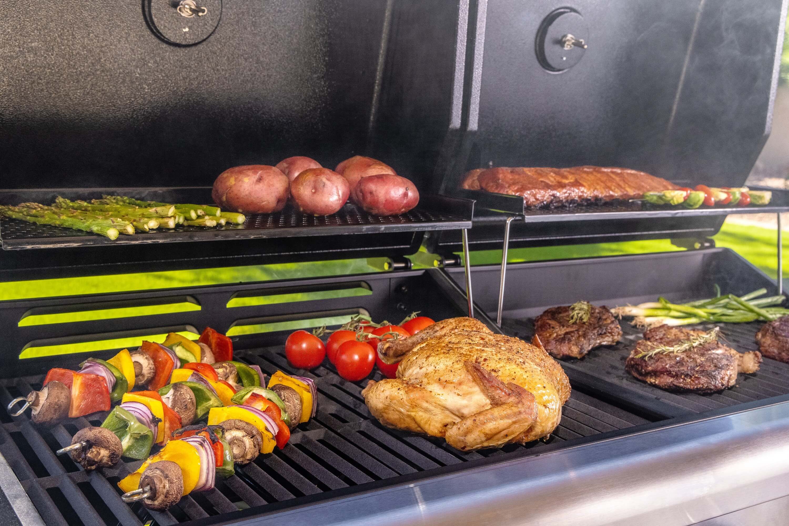 Pit Boss Memphis Ultimate 2.0 Kombigrill | Pelletsmoker, Holzkohlegrill & Gasgrill