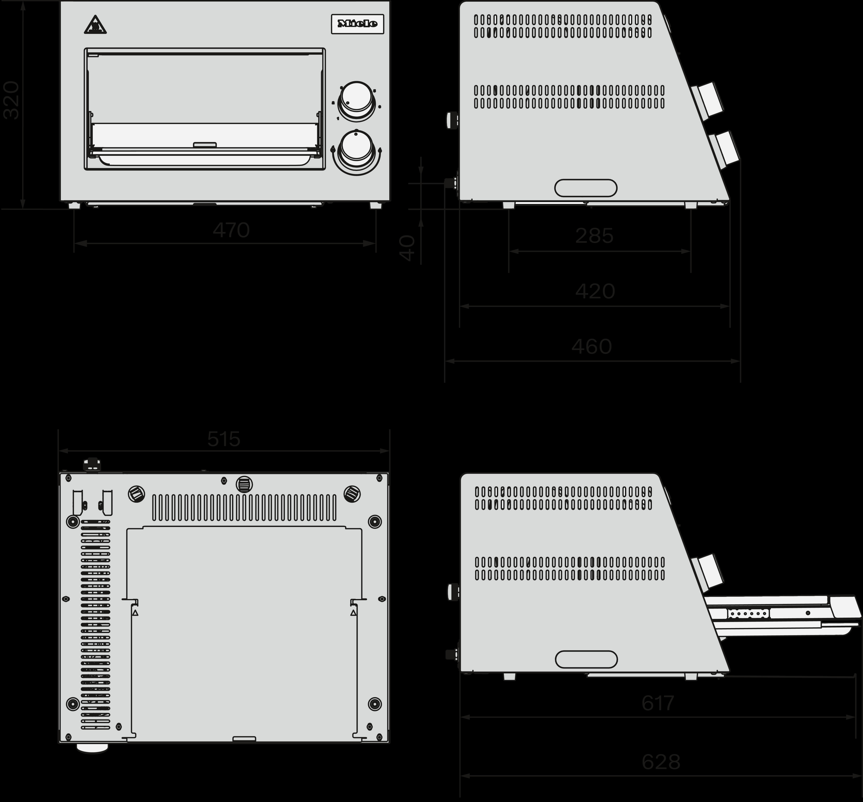 Miele Dreams – Sear Pro P – Oberhitzegrill – Produktbild 1