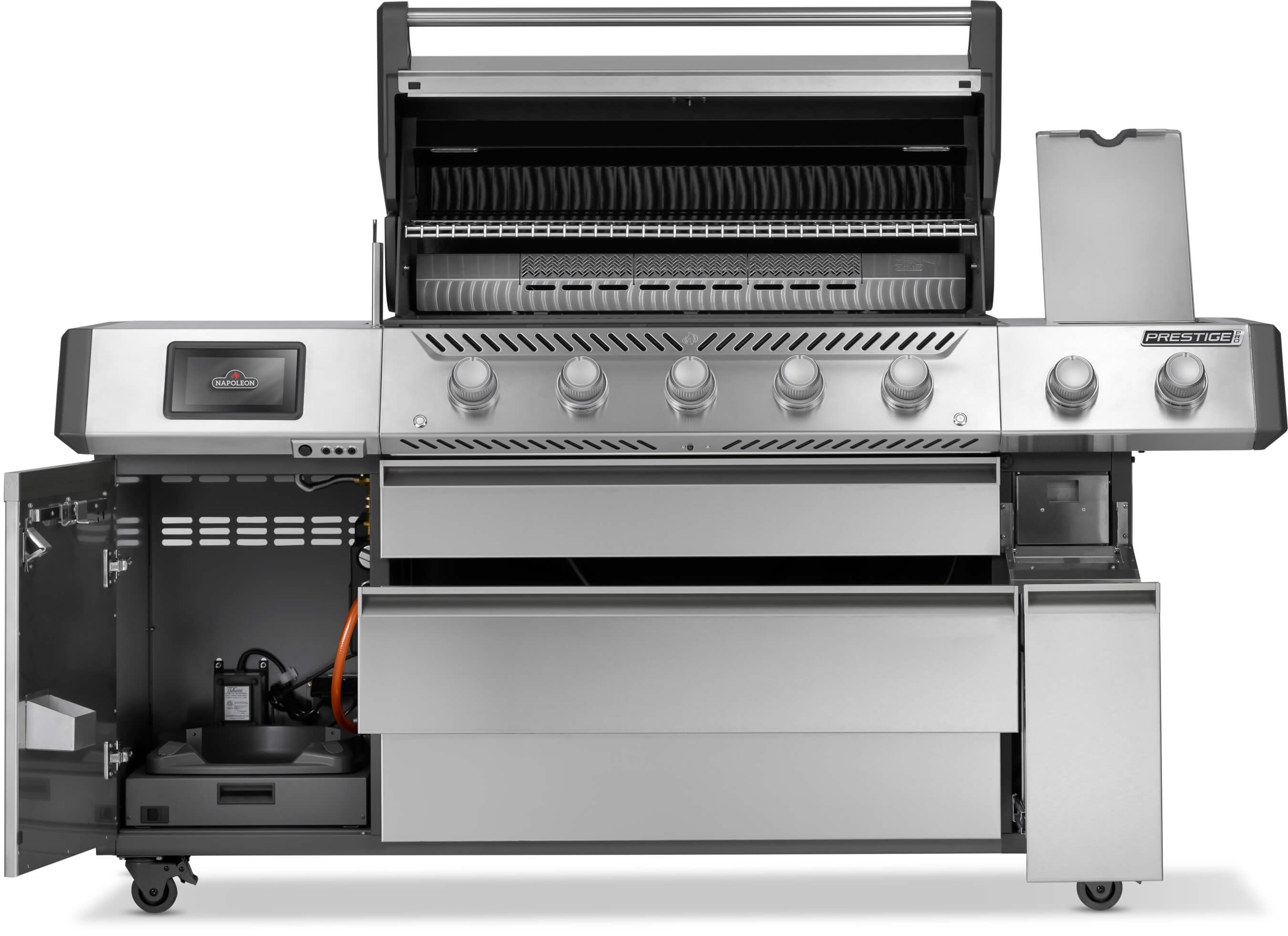 Napoleon Prestige PRO 665 Smart-Connected | Smarter Gasgrill, Edelstahl inkl. Drehspieß - Modell 2026 – Bild 17 Napoleon Prestige PRO 665 Smart-Connected | Smarter Gasgrill, Edelstahl inkl. Drehspieß - Modell 2026 – Produktbild 17