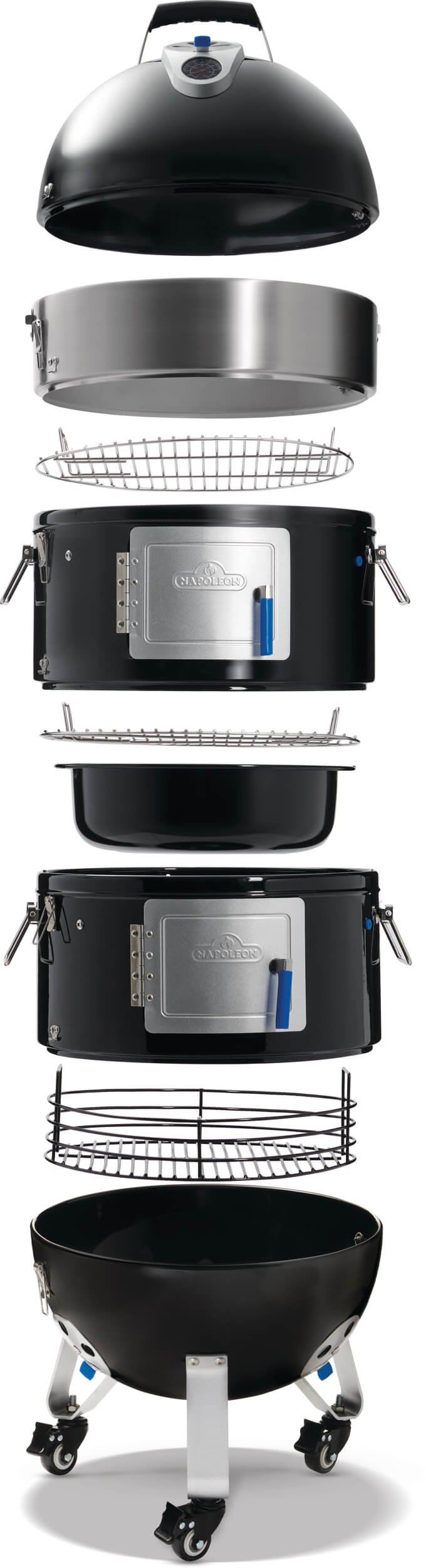Napoleon Holzkohlegrill Apollo 18 | 3 in 1 Watersmoker Ø 47 cm – Produktbild 12