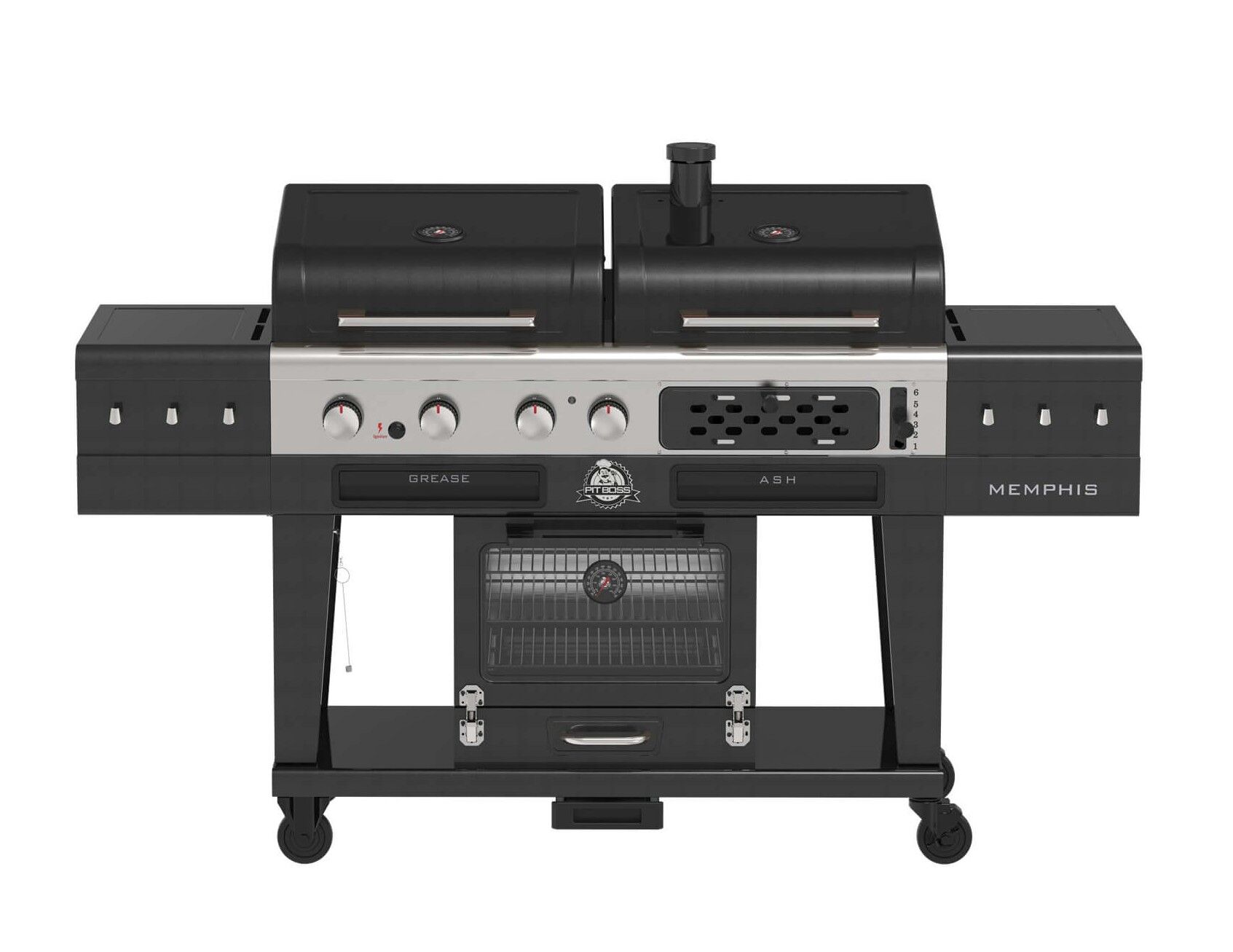 Pit Boss Memphis Ultimate 2.0 Kombigrill | Pelletsmoker, Holzkohlegrill & Gasgrill