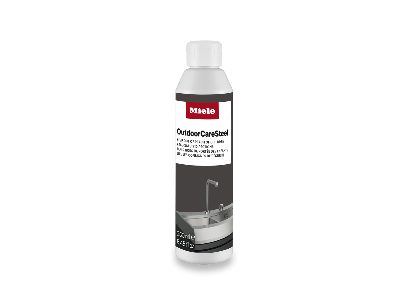 Miele OutdoorCare Steel 2501 Pflegemittel Edelstahl für die Miele Dreams Outdoor-Küche