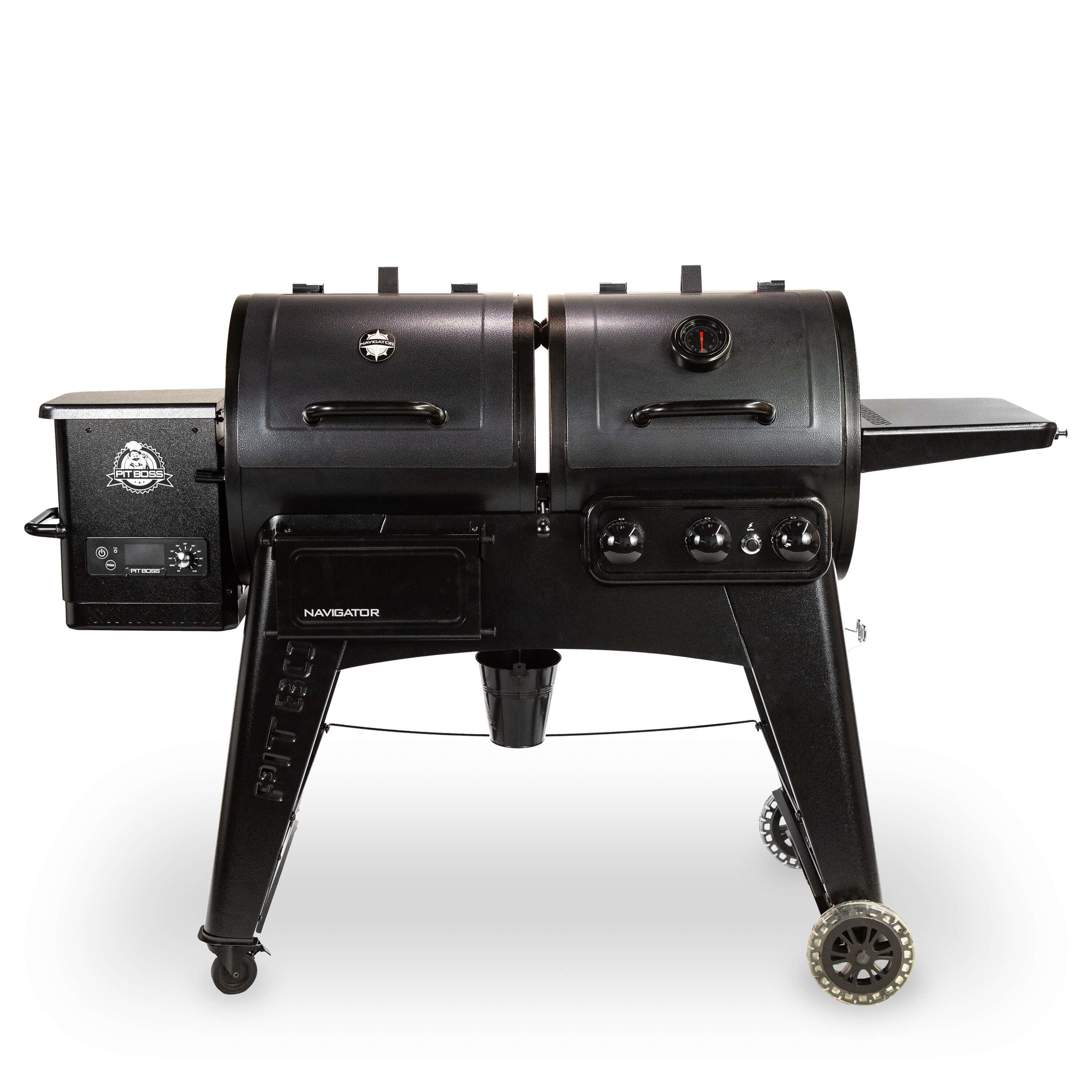 Pit Boss Pelletgrill Navigator 1230 | Kombinationsgrill mit Gasgrill