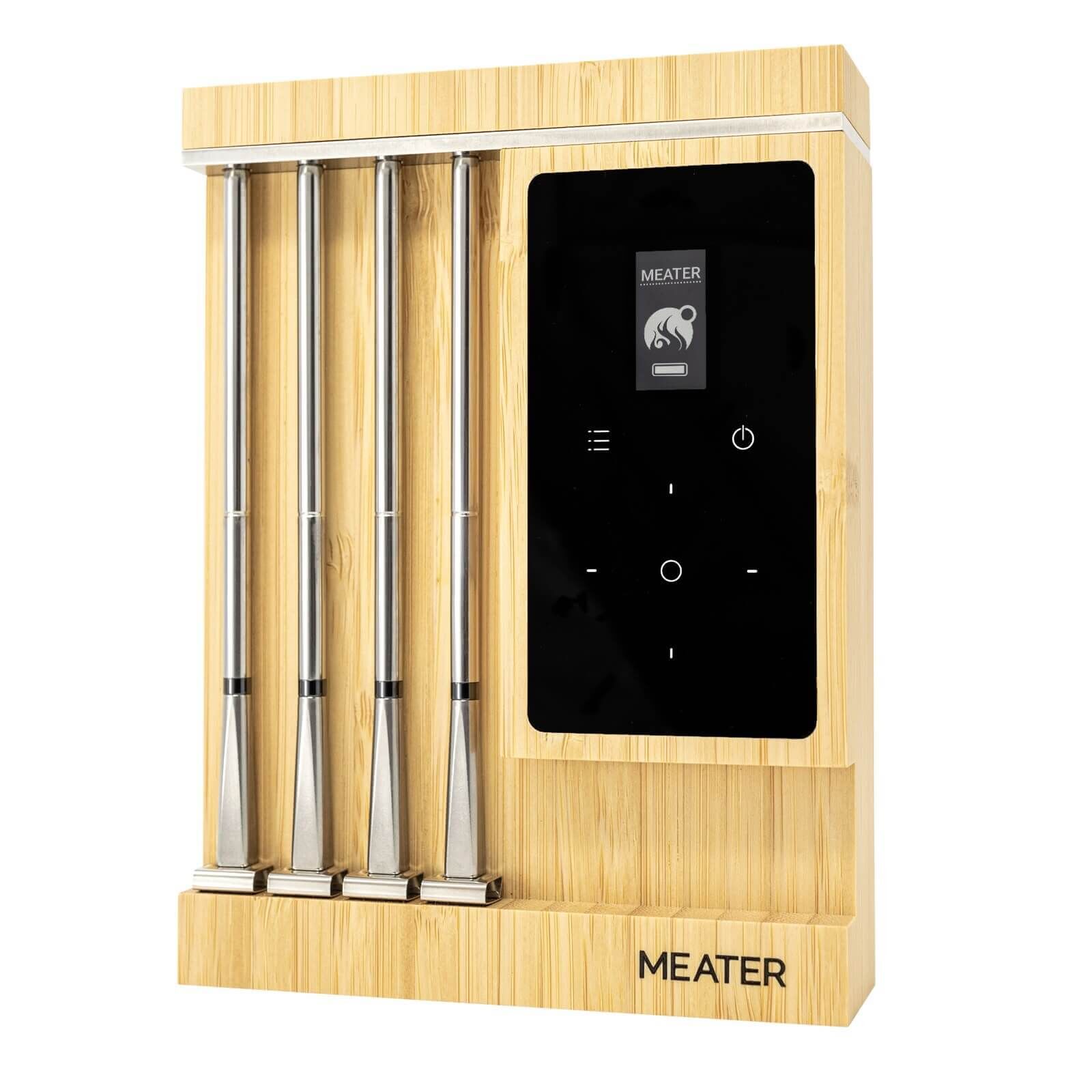 Meater PRO XL Fleischthermometer: smarter Meater Block mit WLAN, Bluetooth & vier Sonden