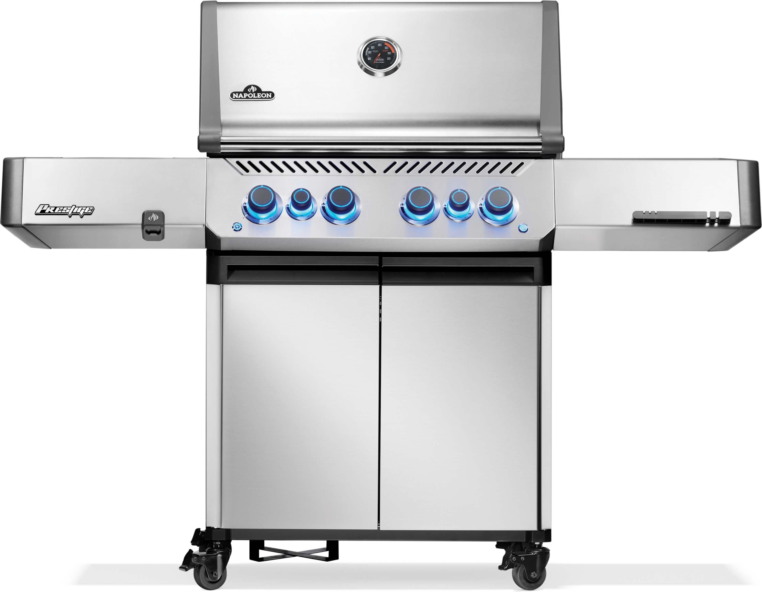 Napoleon Prestige 500 Gasgrill mit Sizzle Zone und Heckbrenner Edelstahl | Modell 2025