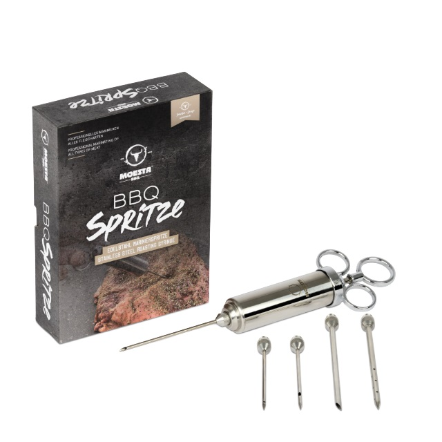 Moesta BBQ Spritze No.1 – Spritze mit 5 Nadeln 10396