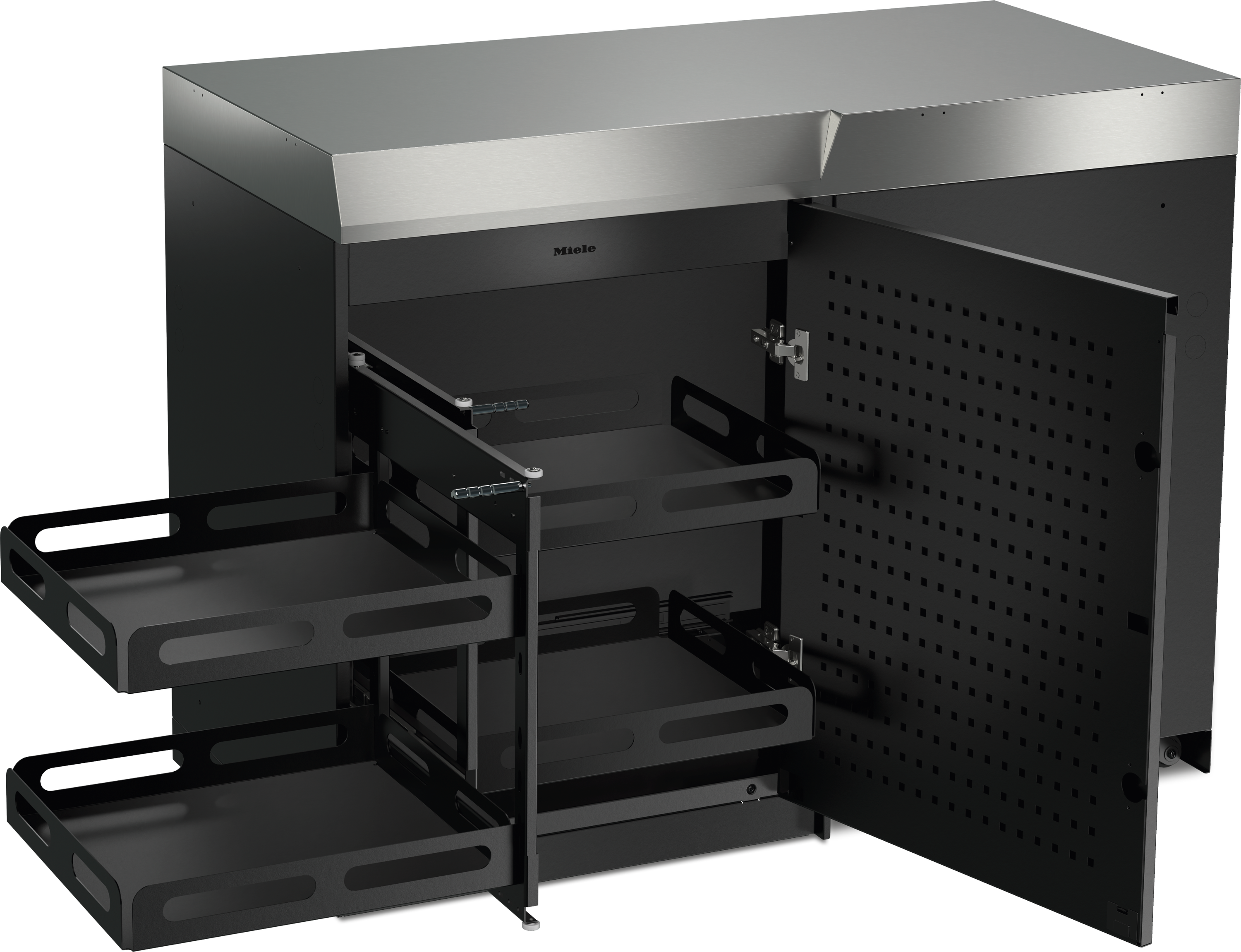 Miele Dreams – Corner XXL Eckmodul zur Erweiterung der Küche über Eck mit intelligenter Stauraumlösung
