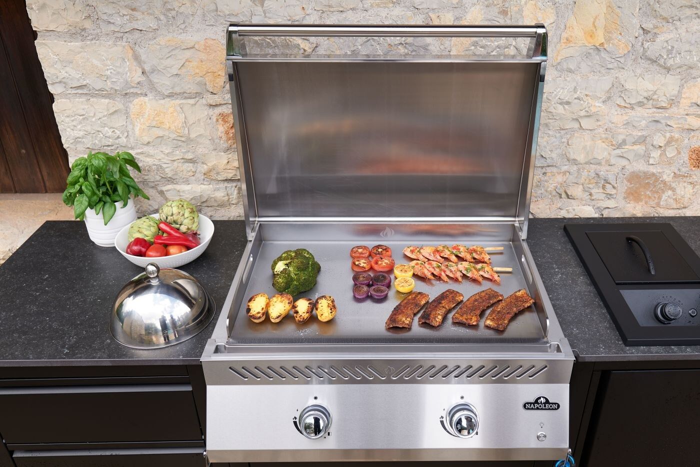Napoleon Plancha Grill BIG32 Einbau, 700-Series 32 Zoll, Edelstahl