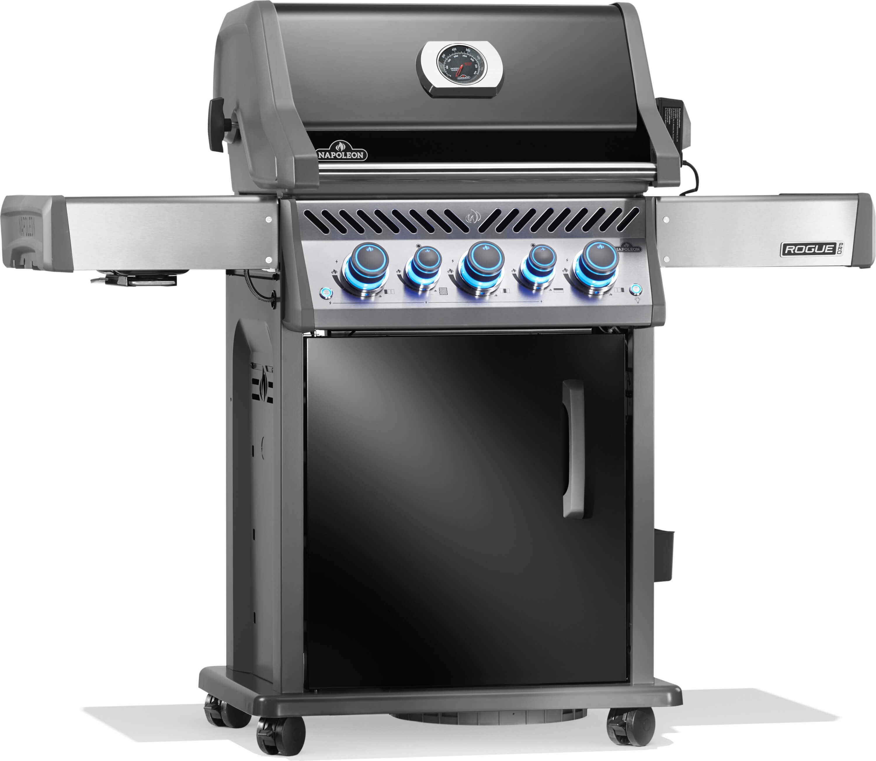 Napoleon Rogue PRO-S 425 in Schwarz inkl. Gussrosten, Sizzle Zone, Heckbrenner & Drehspieß - 2025 | Gasgrill Napoleon Rogue PRO-S 425 in Schwarz inkl. Gussrosten, Sizzle Zone, Heckbrenner & Drehspieß - 2025 | Gasgrill
