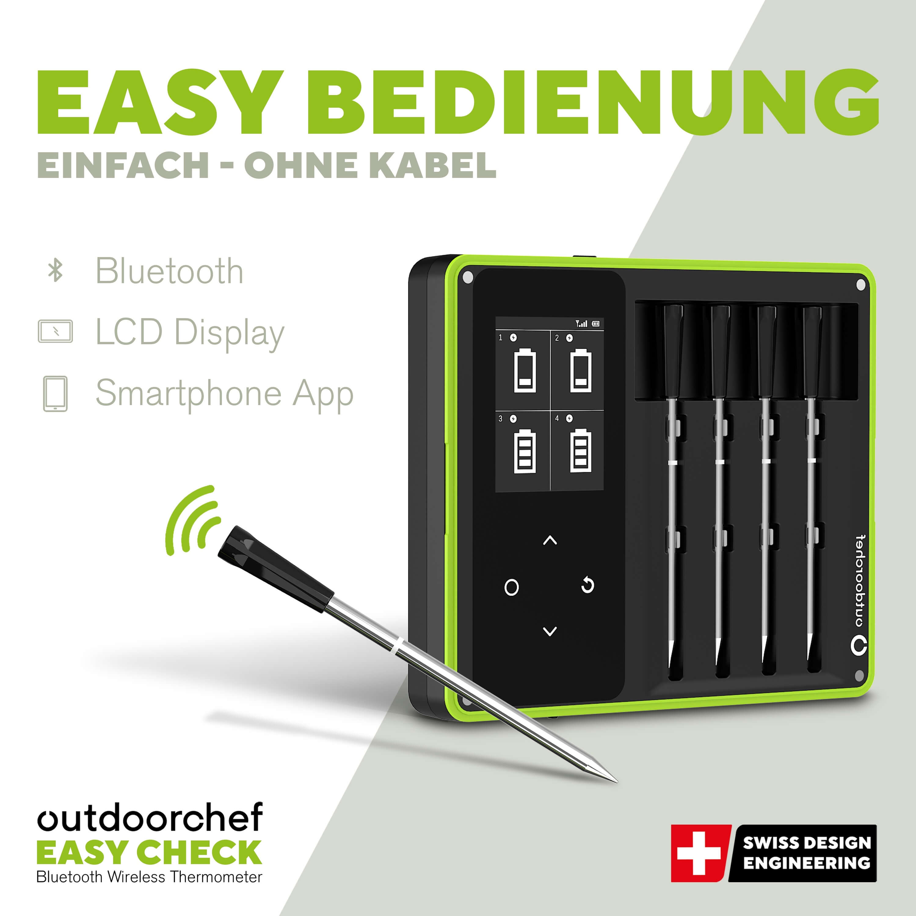 Outdoorchef EASY CHECK THERMOMETER QUADRO – Produktbild 4