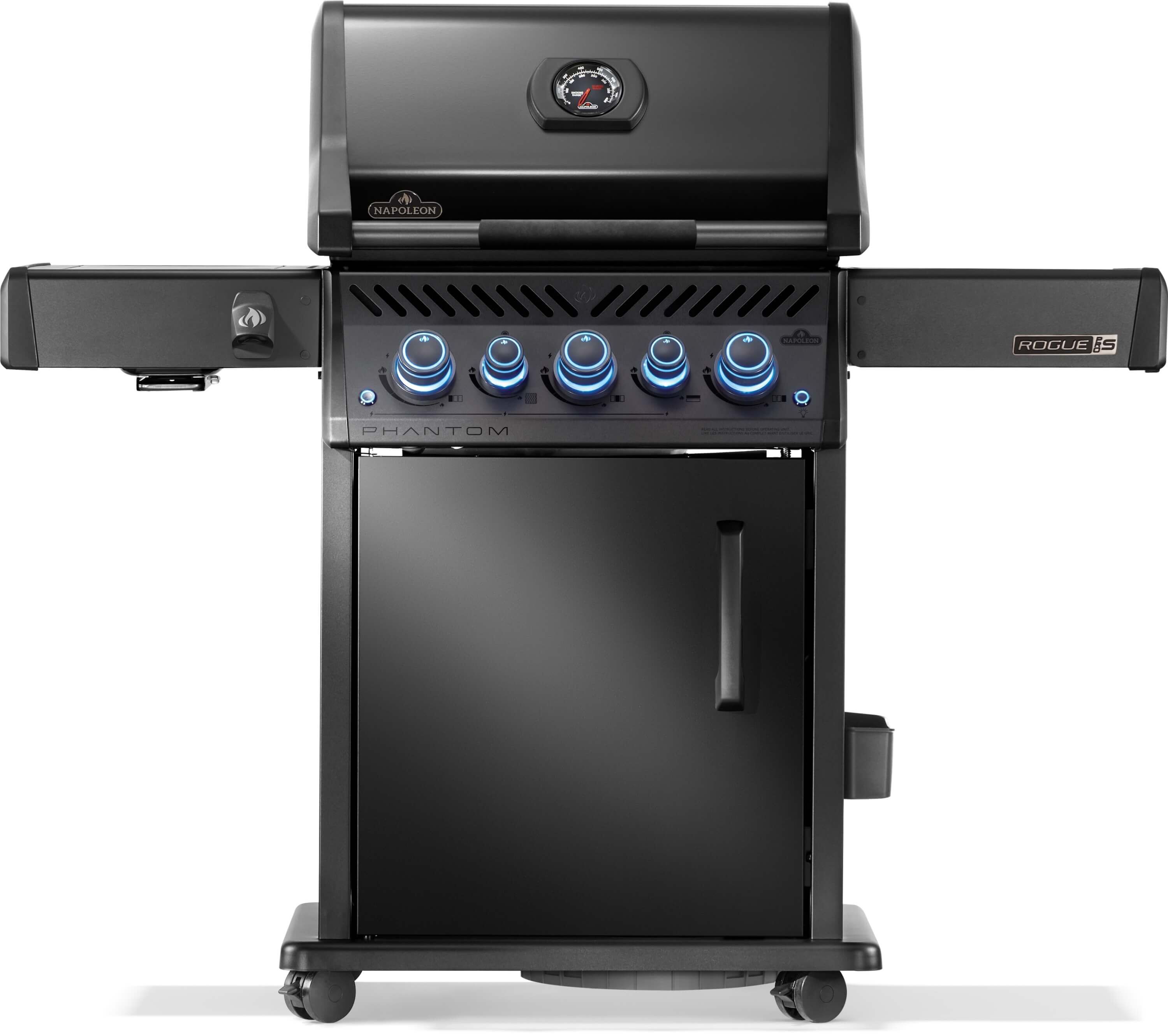 Napoleon Phantom Rogue PRO-S 425 Gasgrill in Mattschwarz mit Sizzle Zone & Heckbrenner Modell 2025