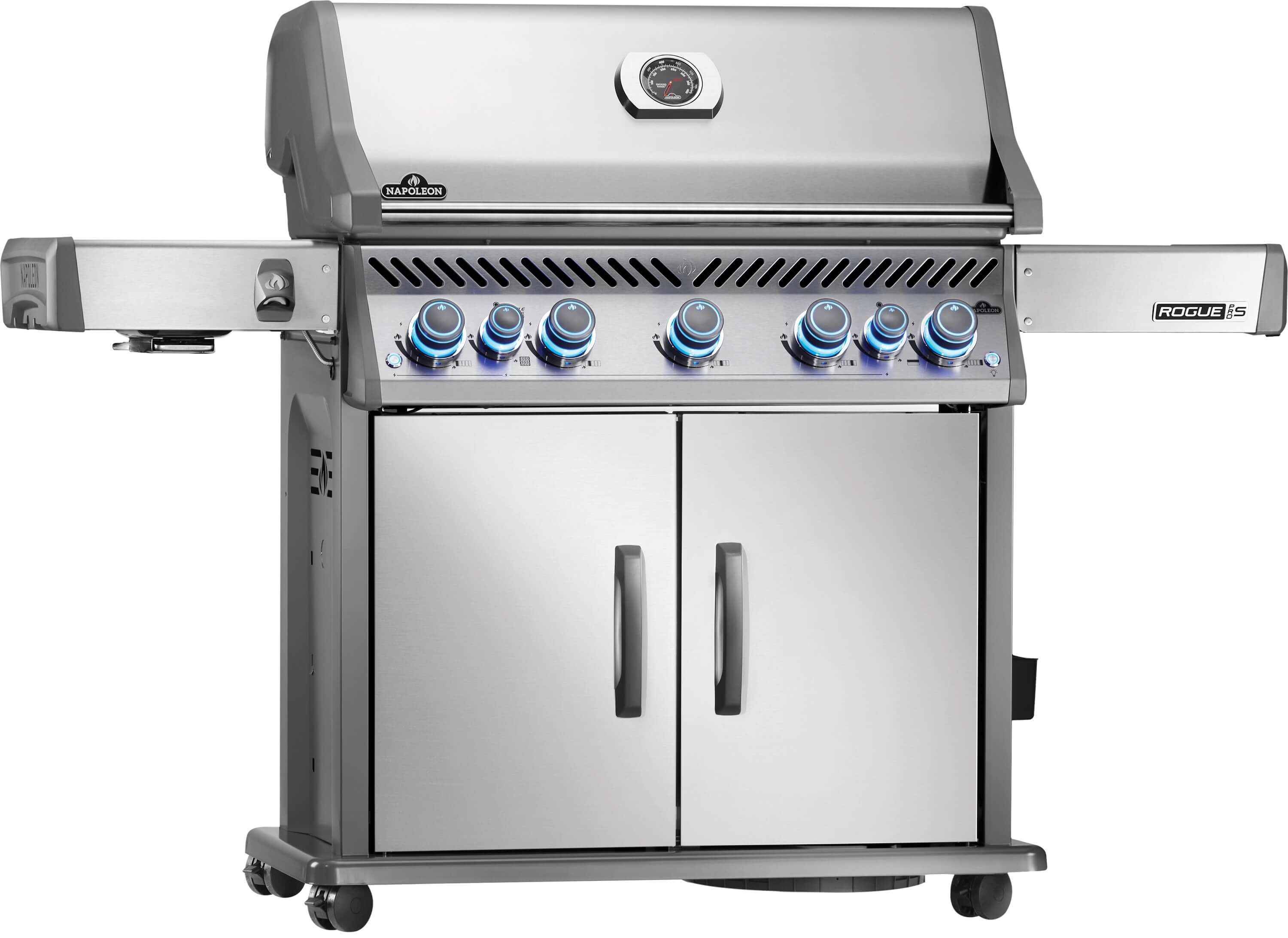 Napoleon Rogue PRO-S 625 RSIB mit Edelstahlrosten | Gasgrill mit Sizzle Zone & Heckbrenner