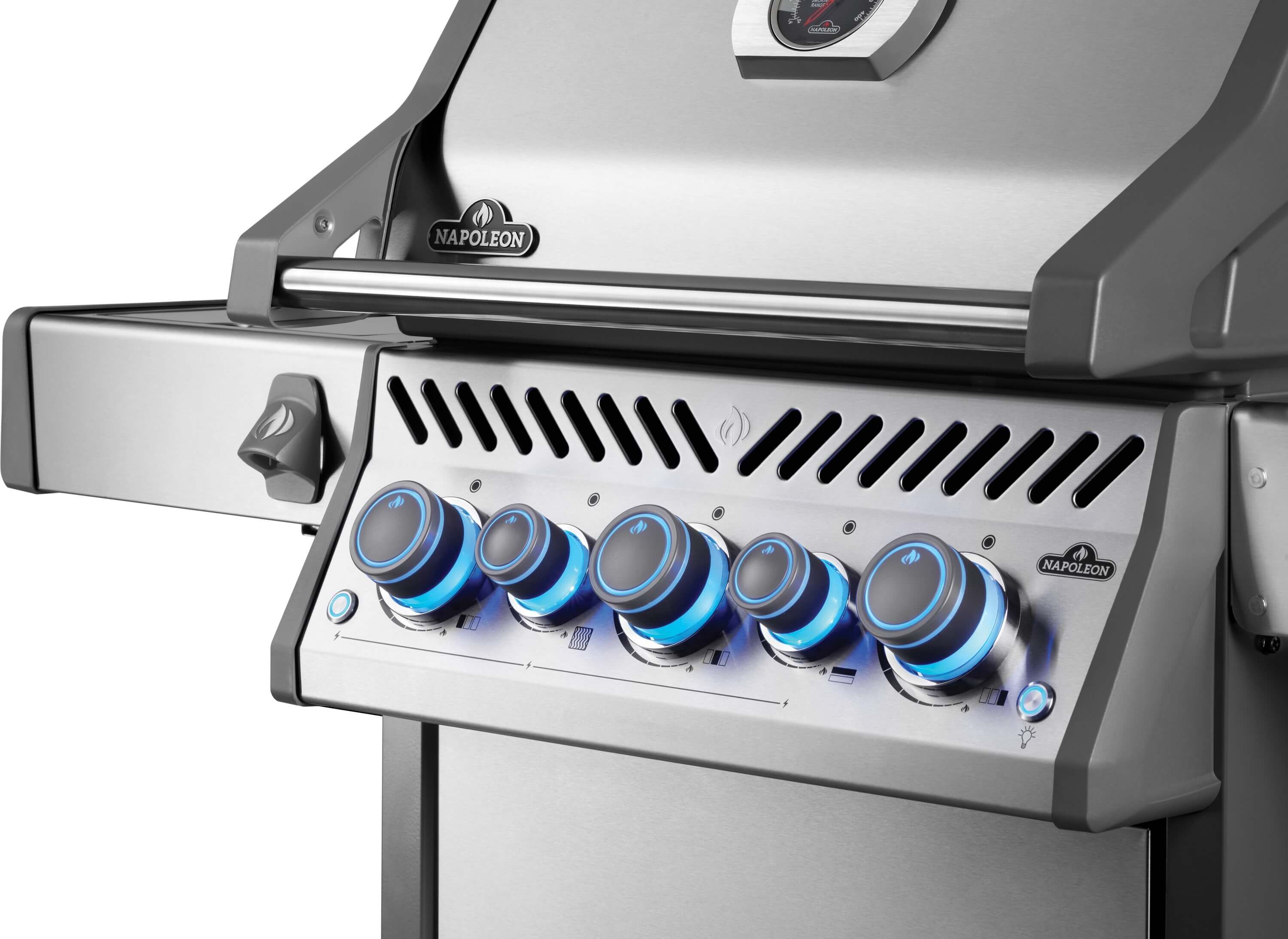 Napoleon Rogue PRO-S 425 Edelstahl Gasgrill mit Sizzle Zone, Heckbrenner und Edelstahlrosten | 2025