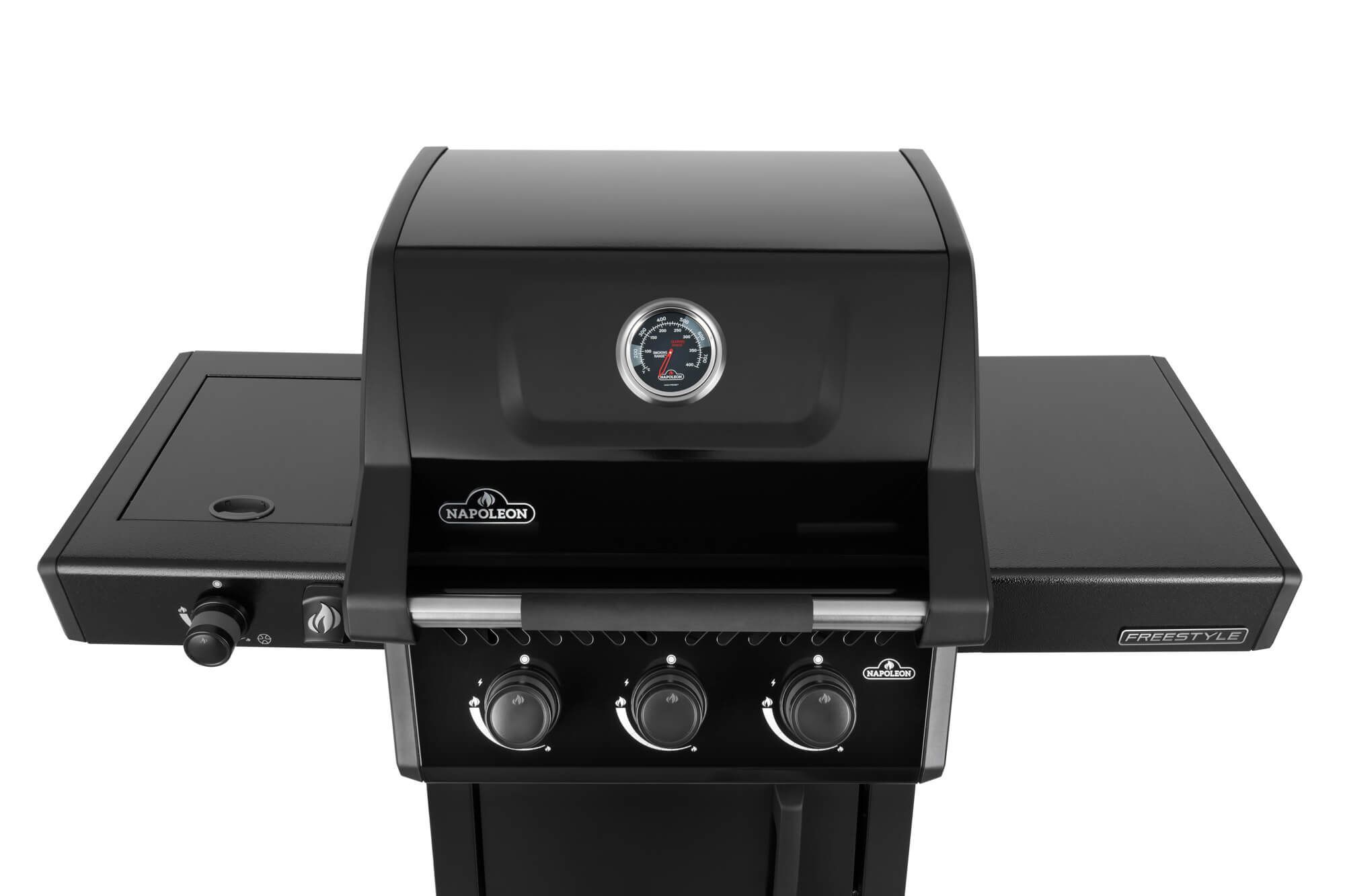 Napoleon Freestyle 365 Gasgrill Schwarz mit Seitenbrenner | Modell 2026 – Produktbild 3