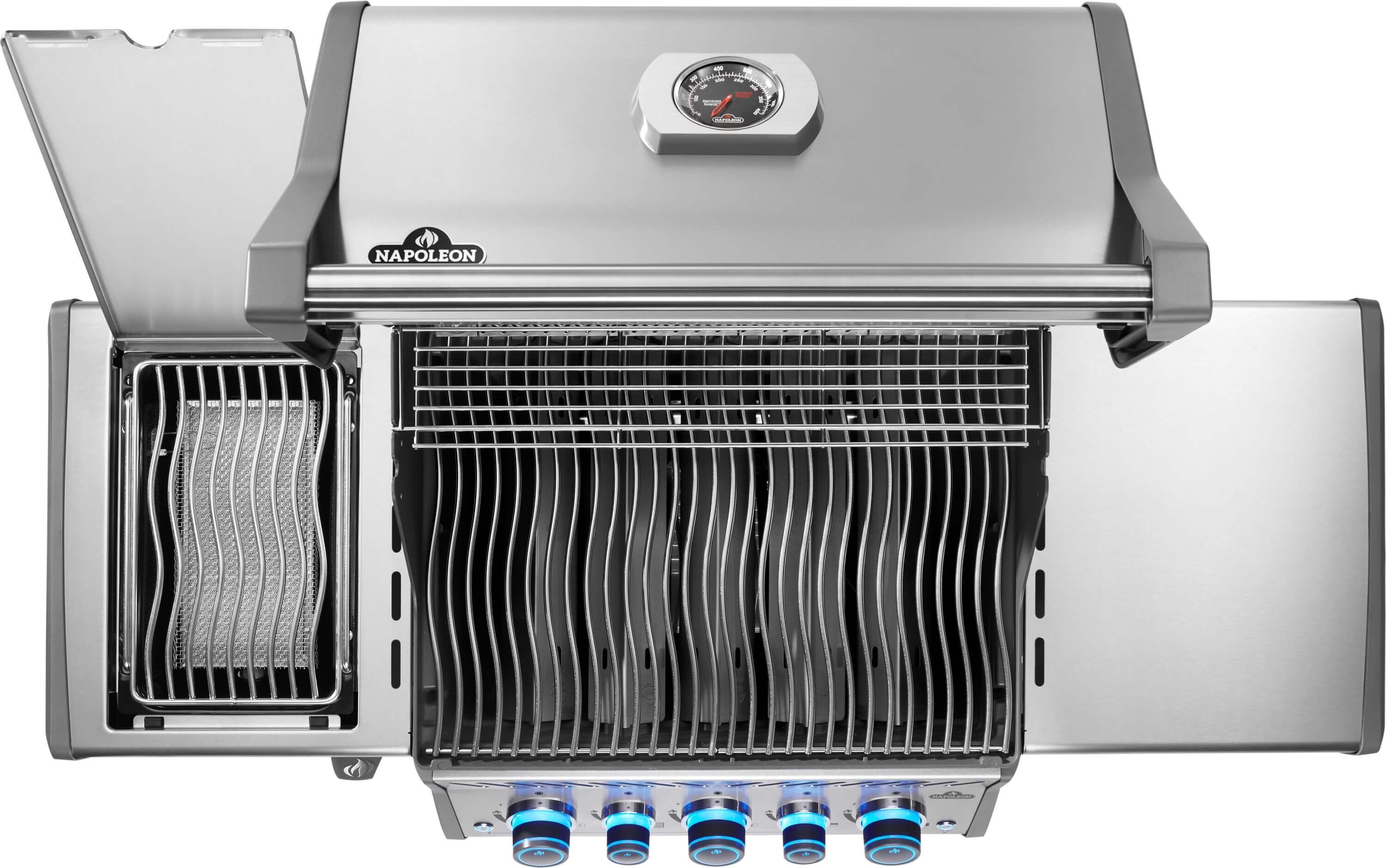 Napoleon Rogue PRO-S 425 Edelstahl Gasgrill mit Sizzle Zone, Heckbrenner und Edelstahlrosten | 2025