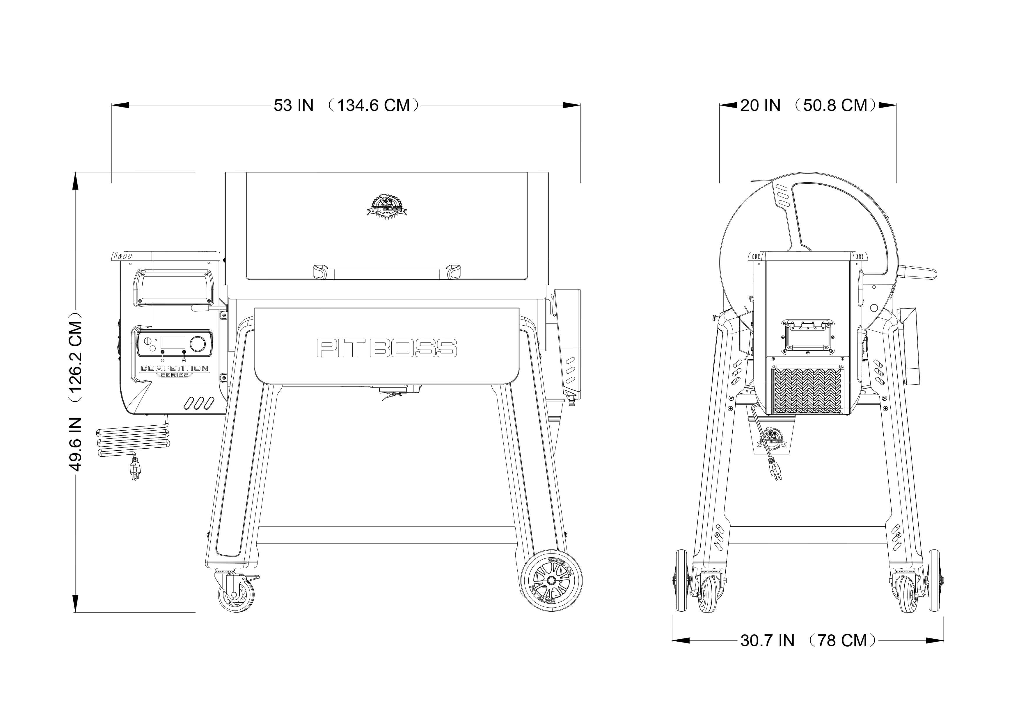 Pit Boss Competition Series 1600 | Pelletgrill