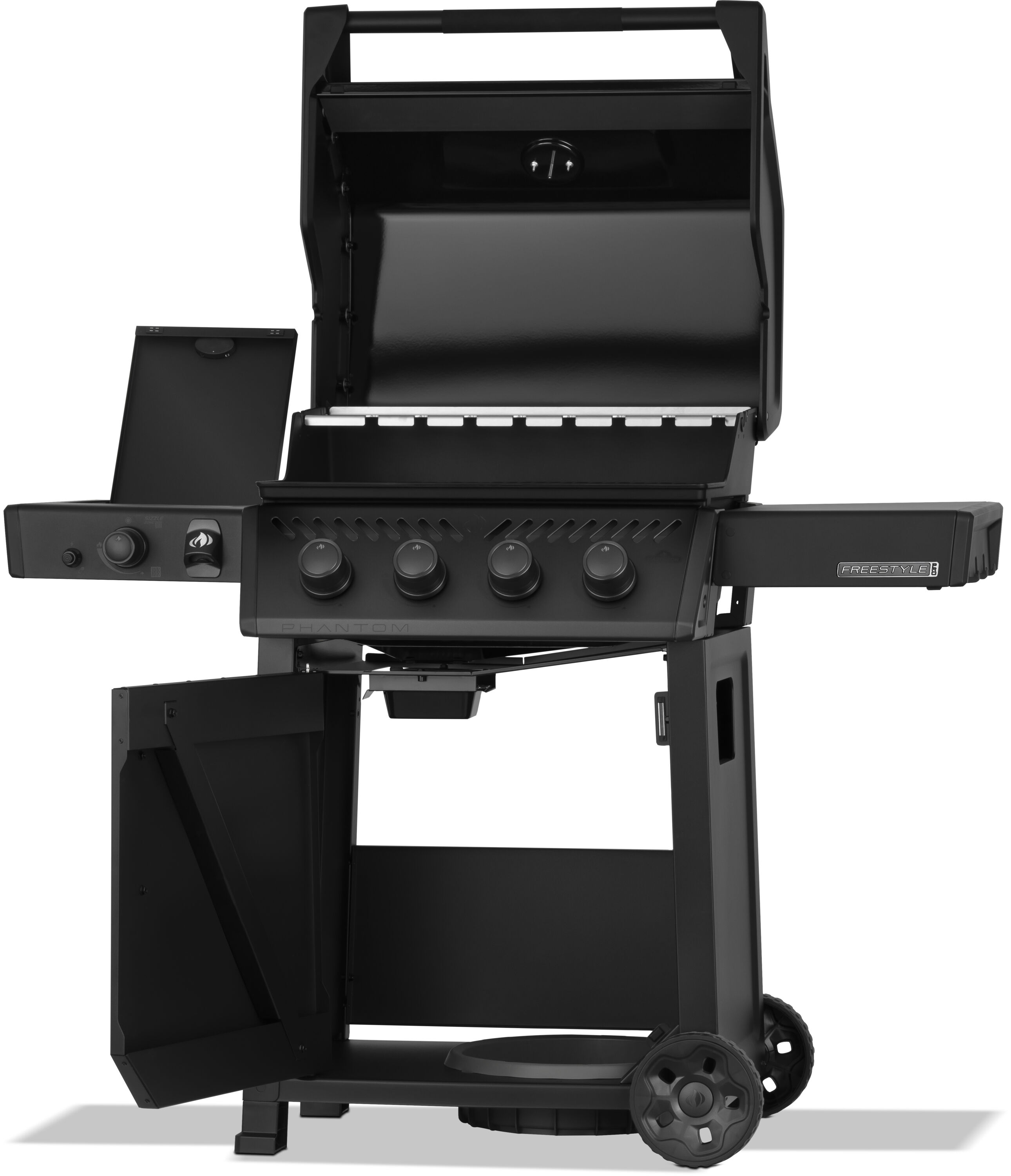 Napoleon Phantom Freestyle PRO 425 in Mattschwarz mit Sizzle Zone und Edelstahlrosten | Modell 2026 Napoleon Phantom Freestyle PRO 425 in Mattschwarz mit Sizzle Zone und Edelstahlrosten | Modell 2026