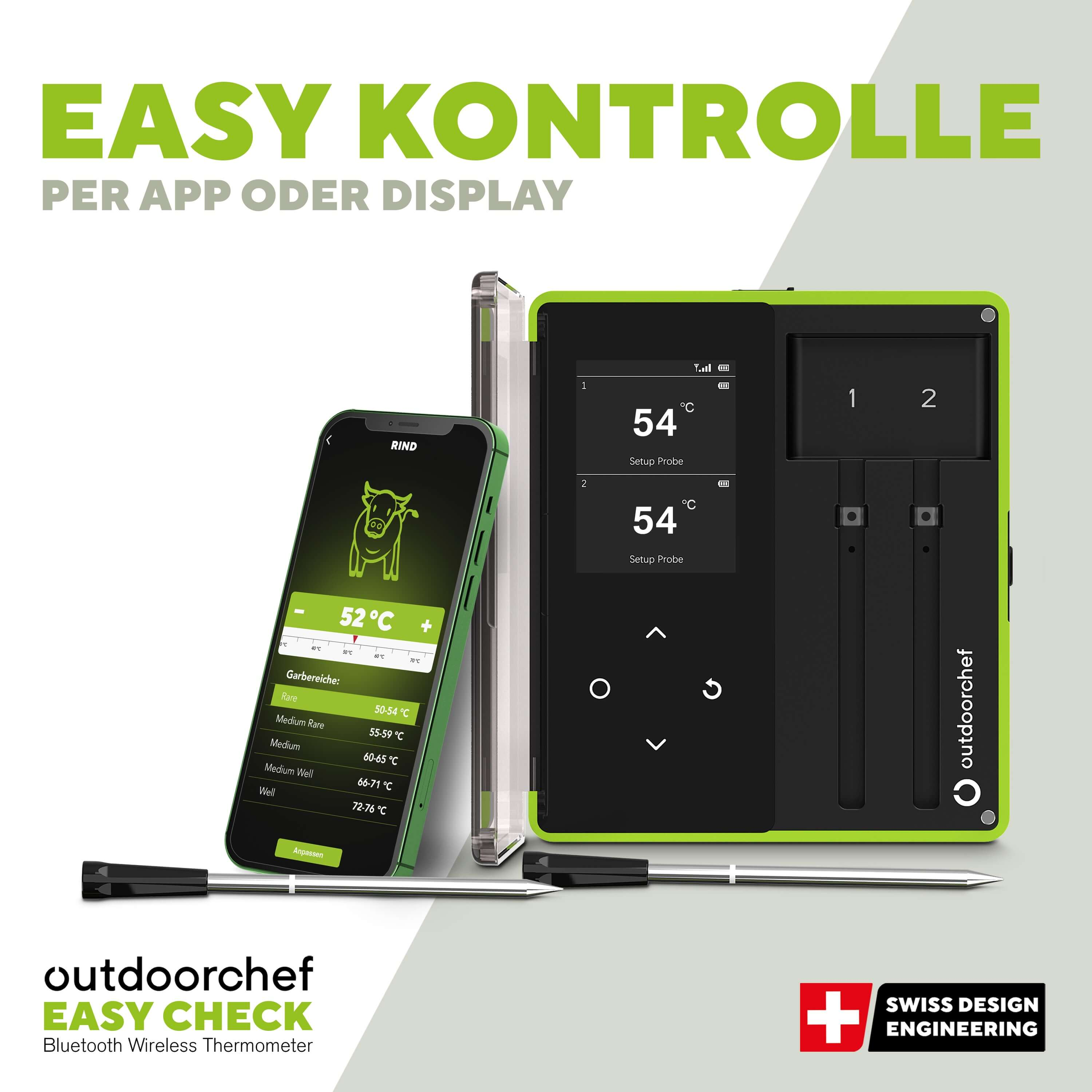 Outdoorchef EASY CHECK THERMOMETER DUAL – Produktbild 2