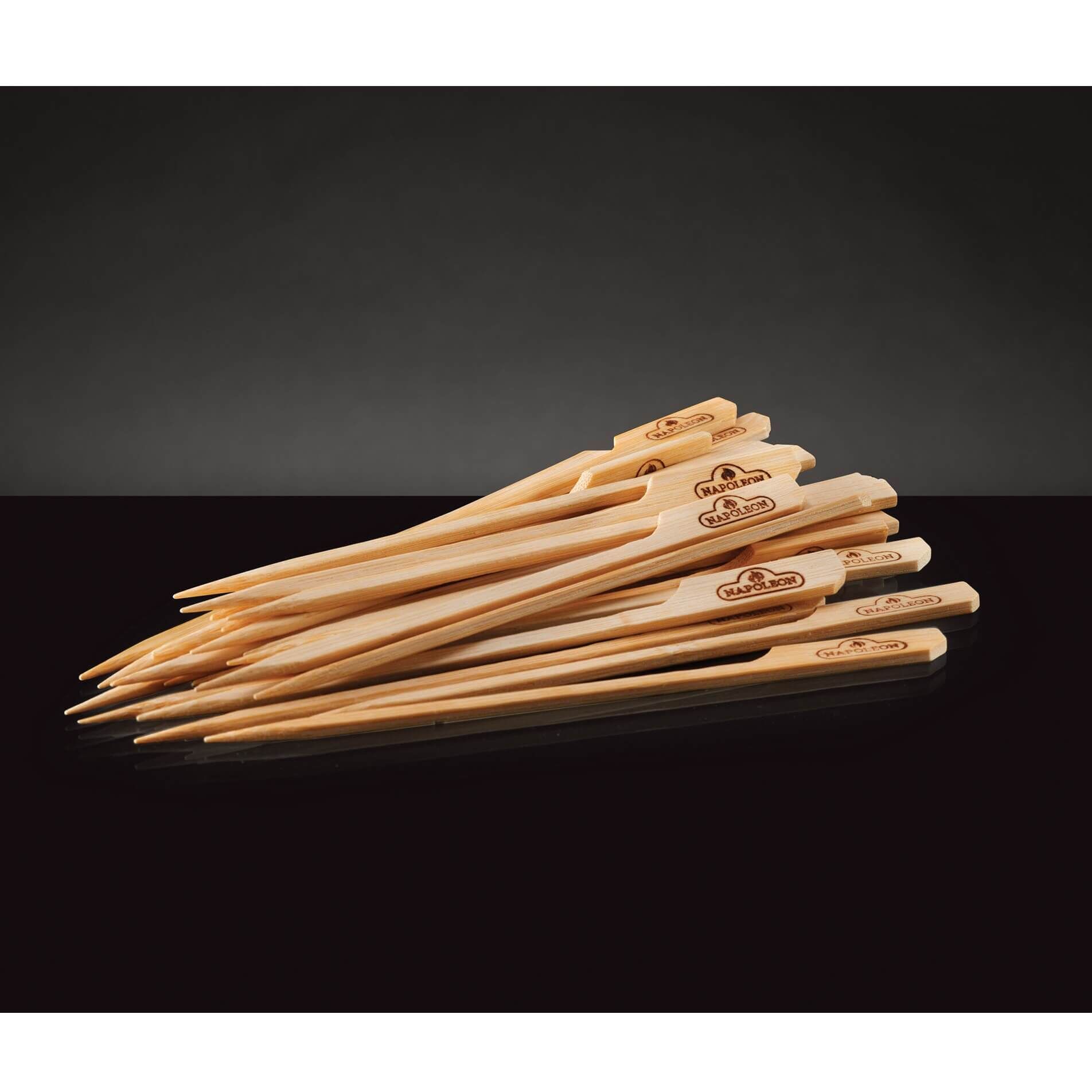 Napoleon Holz-Spieße aus Bambus, 15 cm lang (48 Stk) 70116