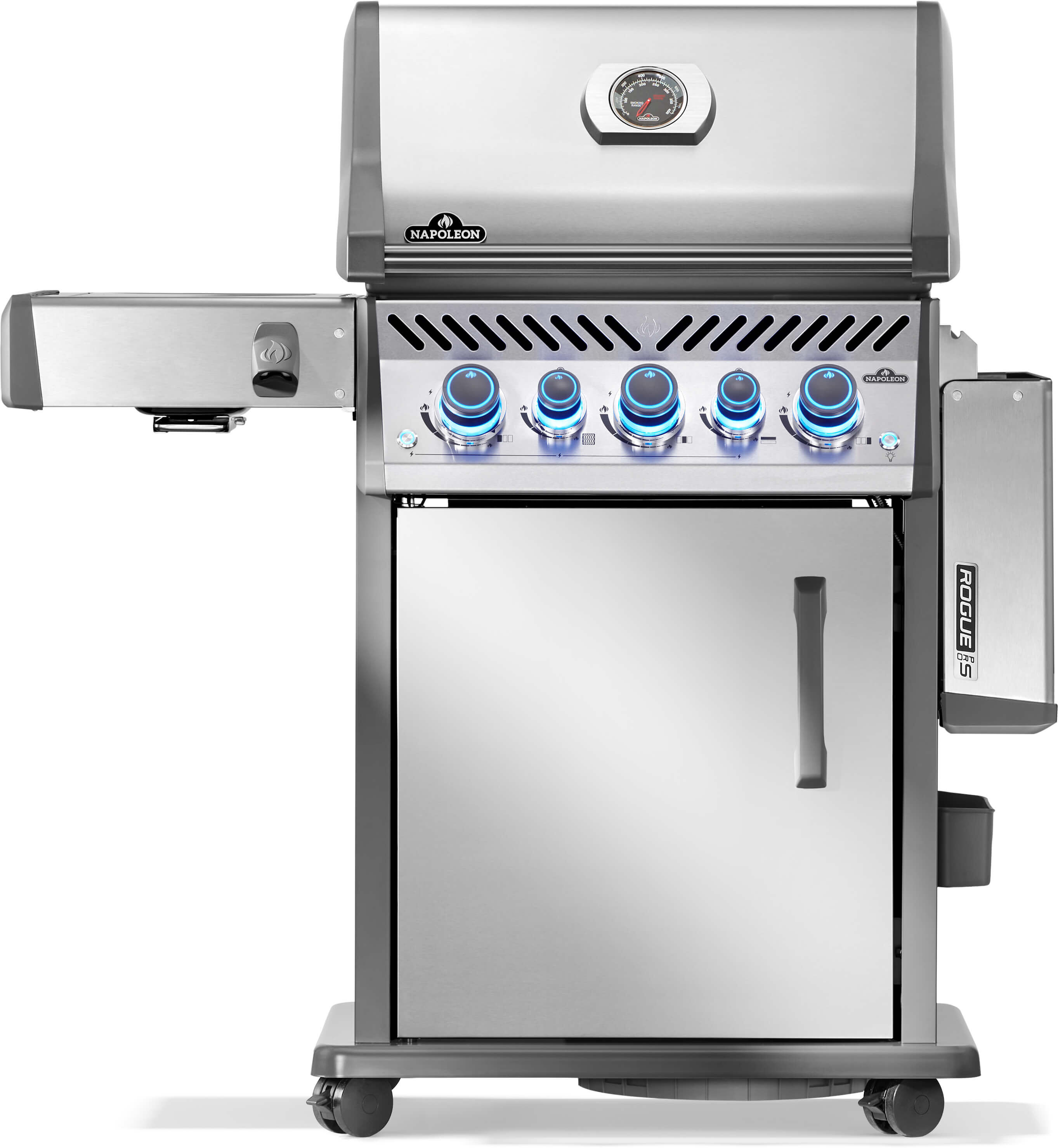 Napoleon Rogue PRO-S 425 Edelstahl Gasgrill mit Sizzle Zone, Heckbrenner und Edelstahlrosten | 2025