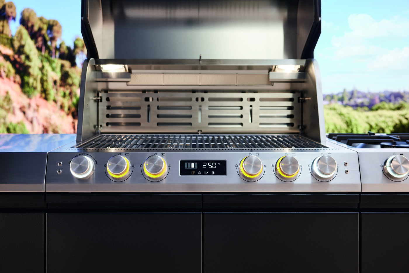 Miele Dreams – Fire Pro L 4P – Vernetzter Gasgrill (Einlageboden links, 2x Türen) – Produktbild 26