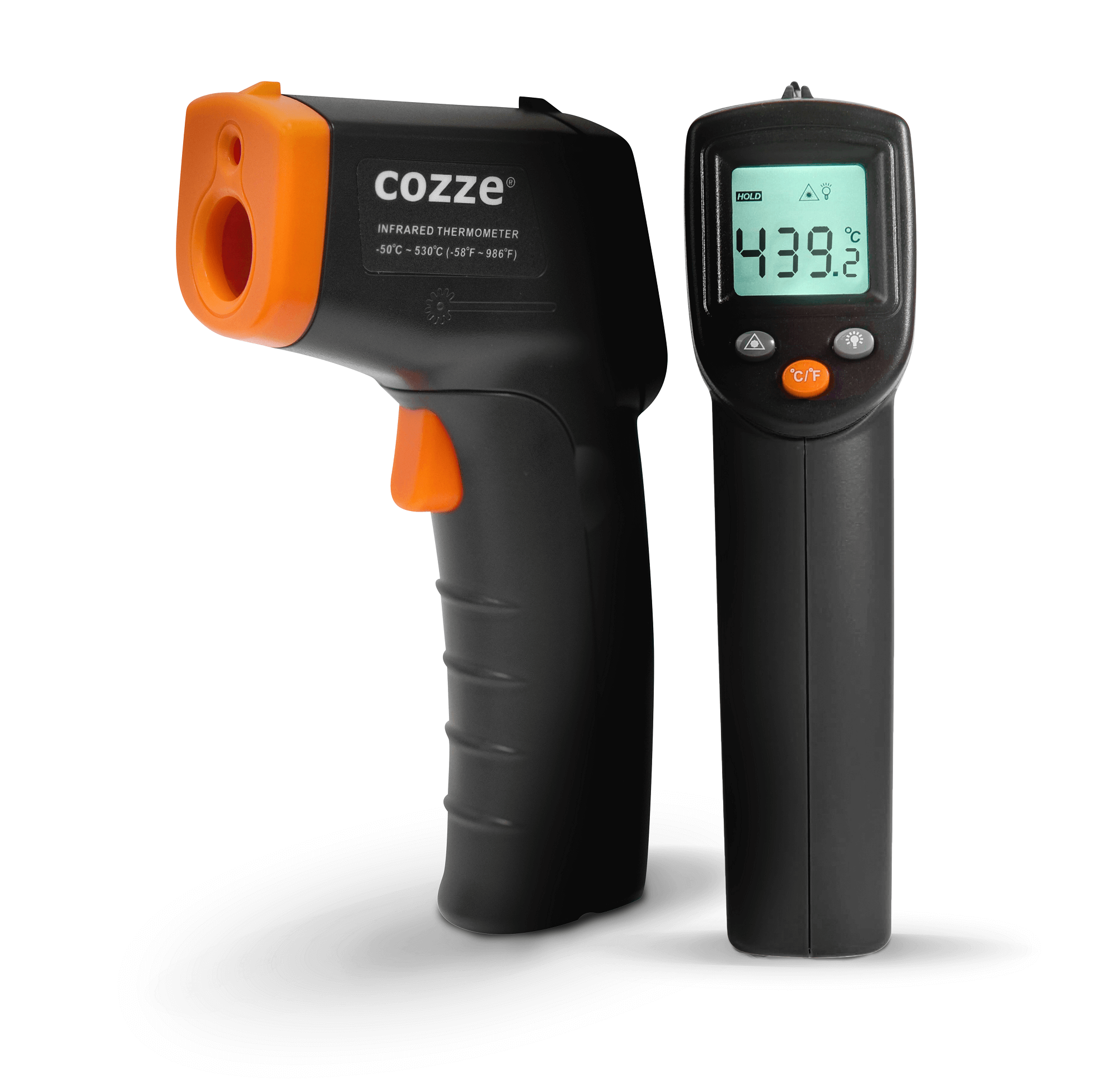 Cozze Infrarot-Thermometer mit Trigger 530°C