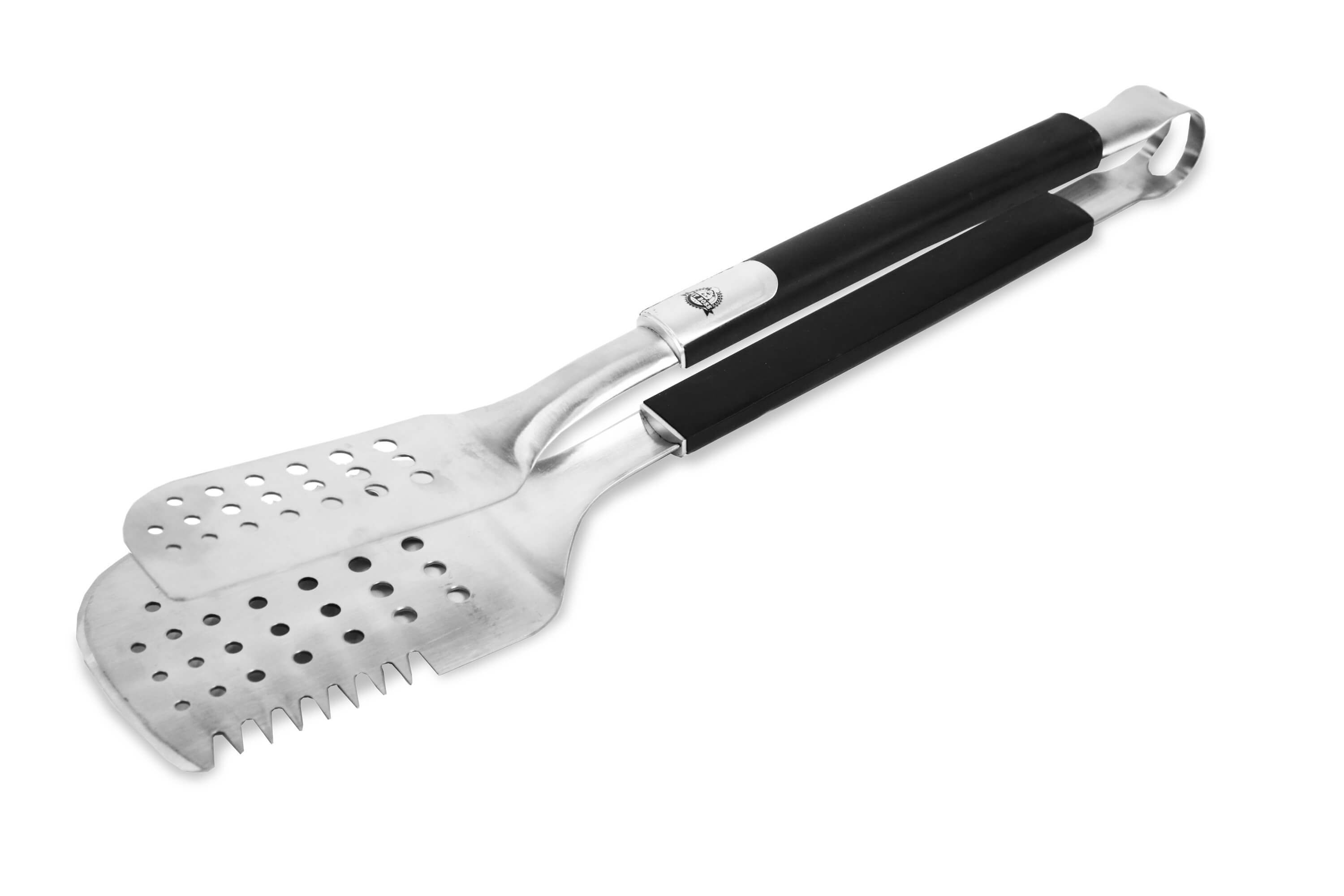 Pit Boss Soft Touch All-in-One-Werkzeug – Grillzange, Wender und Spatel aus Edelstahl 