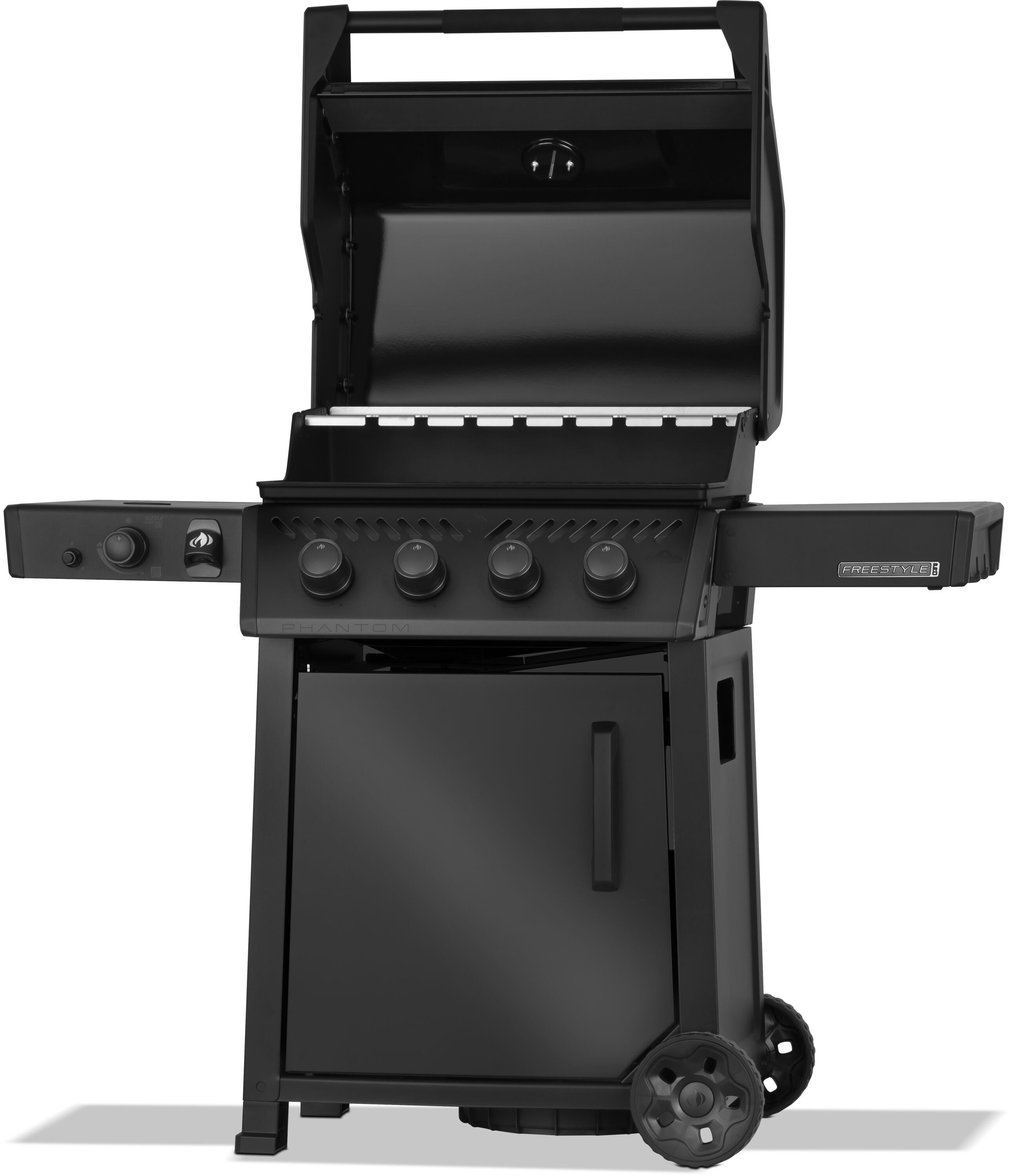 Napoleon Phantom Freestyle PRO 425 in Mattschwarz mit Sizzle Zone und Edelstahlrosten | Modell 2026 Napoleon Phantom Freestyle PRO 425 in Mattschwarz mit Sizzle Zone und Edelstahlrosten | Modell 2026