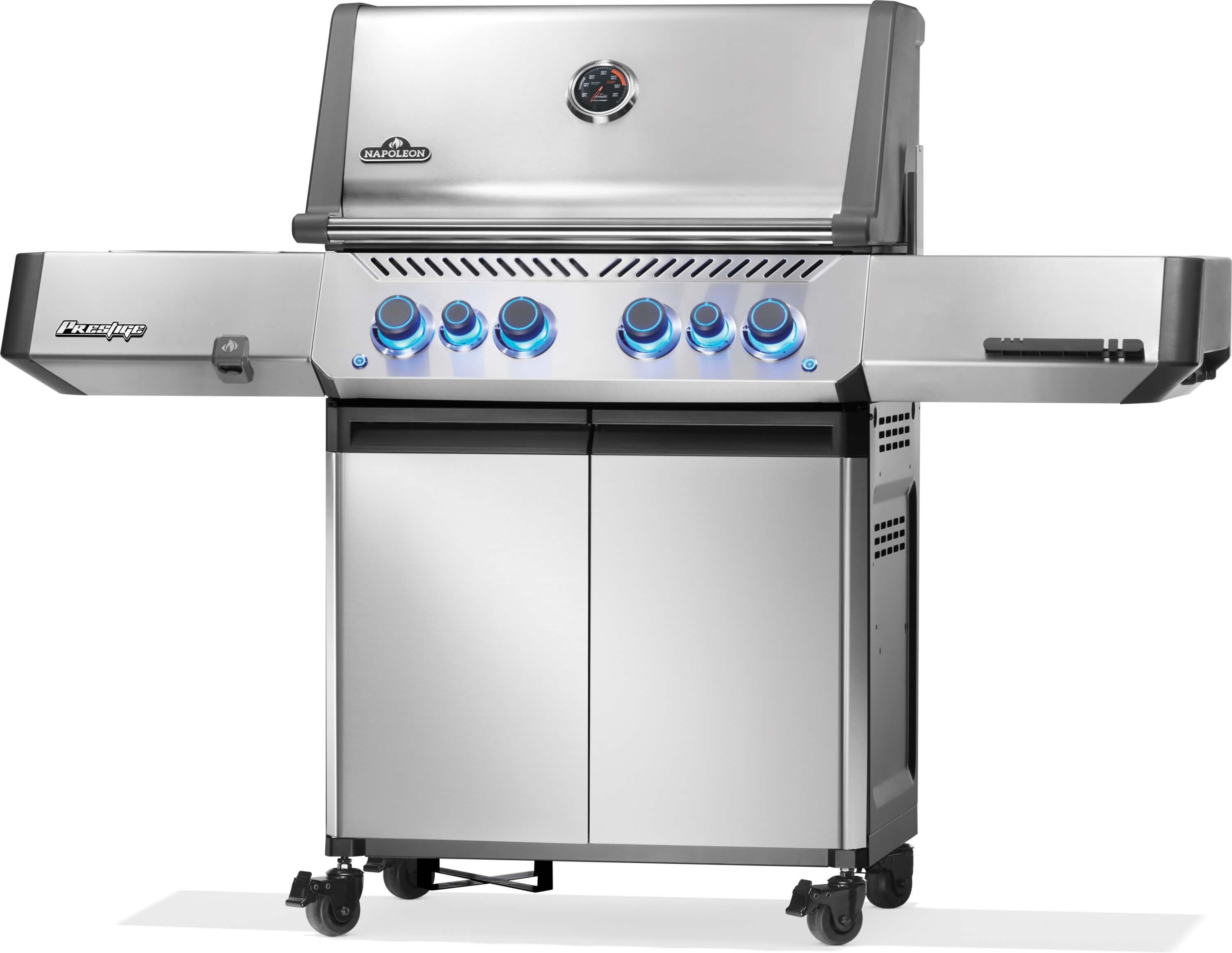 Napoleon Prestige 500 Gasgrill mit Sizzle Zone und Heckbrenner Edelstahl | Modell 2025
