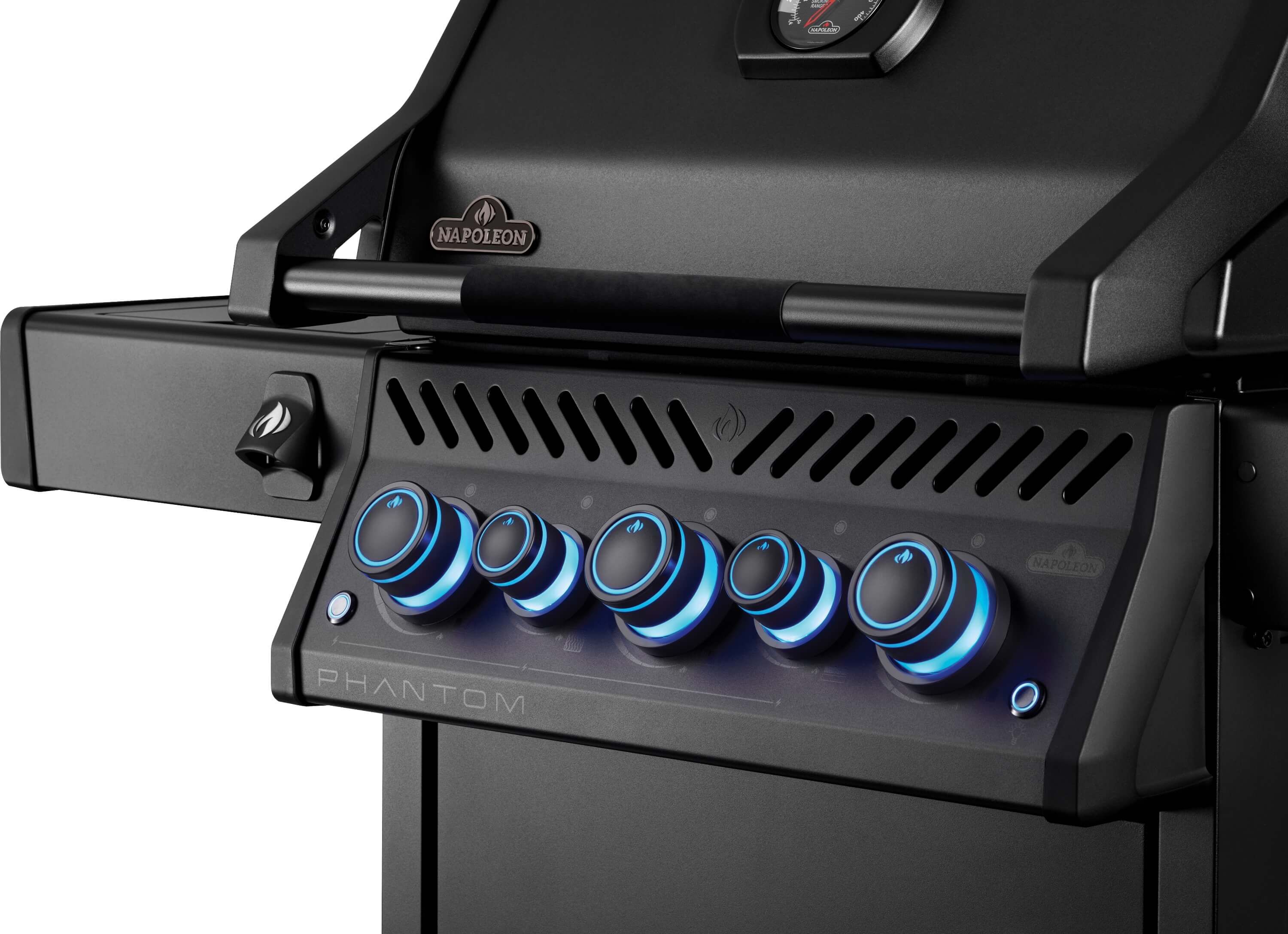 Napoleon Phantom Rogue PRO-S 425 Gasgrill in Mattschwarz mit Sizzle Zone & Heckbrenner Modell 2025