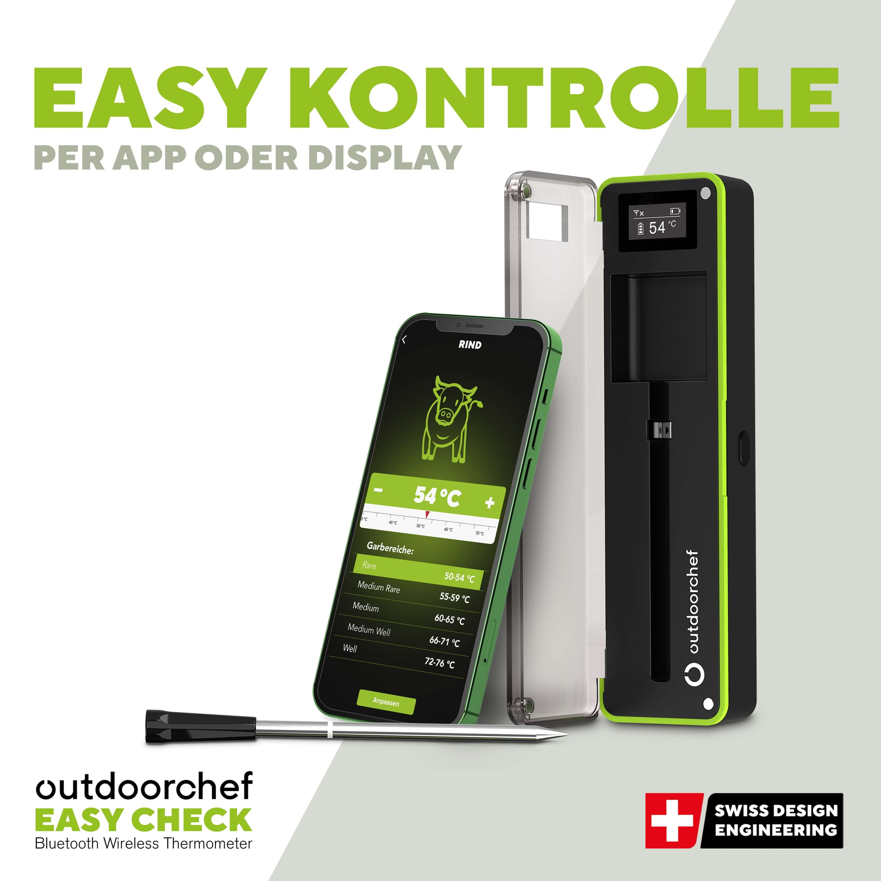 Outdoorchef EASY CHECK THERMOMETER SINGLE – Produktbild 2